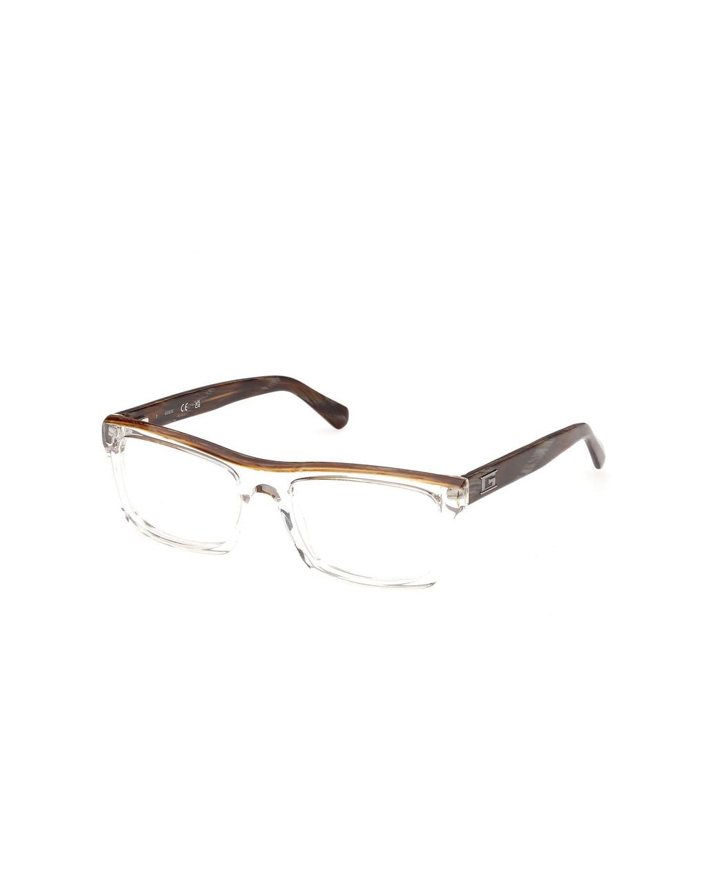 Guess Black Gu50452 26 Optical Frames Acetate Squared Normal for men