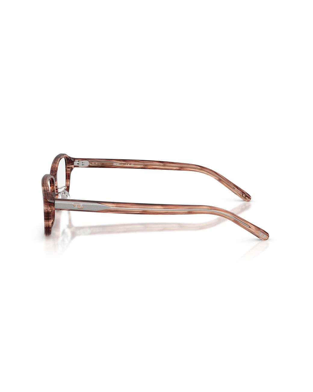 DIESEL Black Dl4020D 2036 Optical Frames Acetate Transparent Round Normal