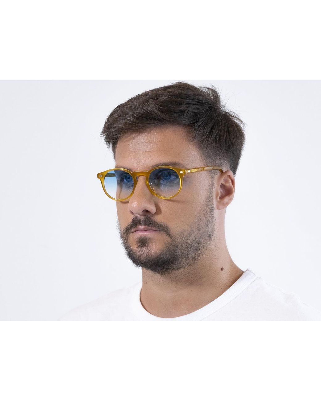 Xlab Blue Tasmania Sunglasses Acetate G15 Pantos Polarized
