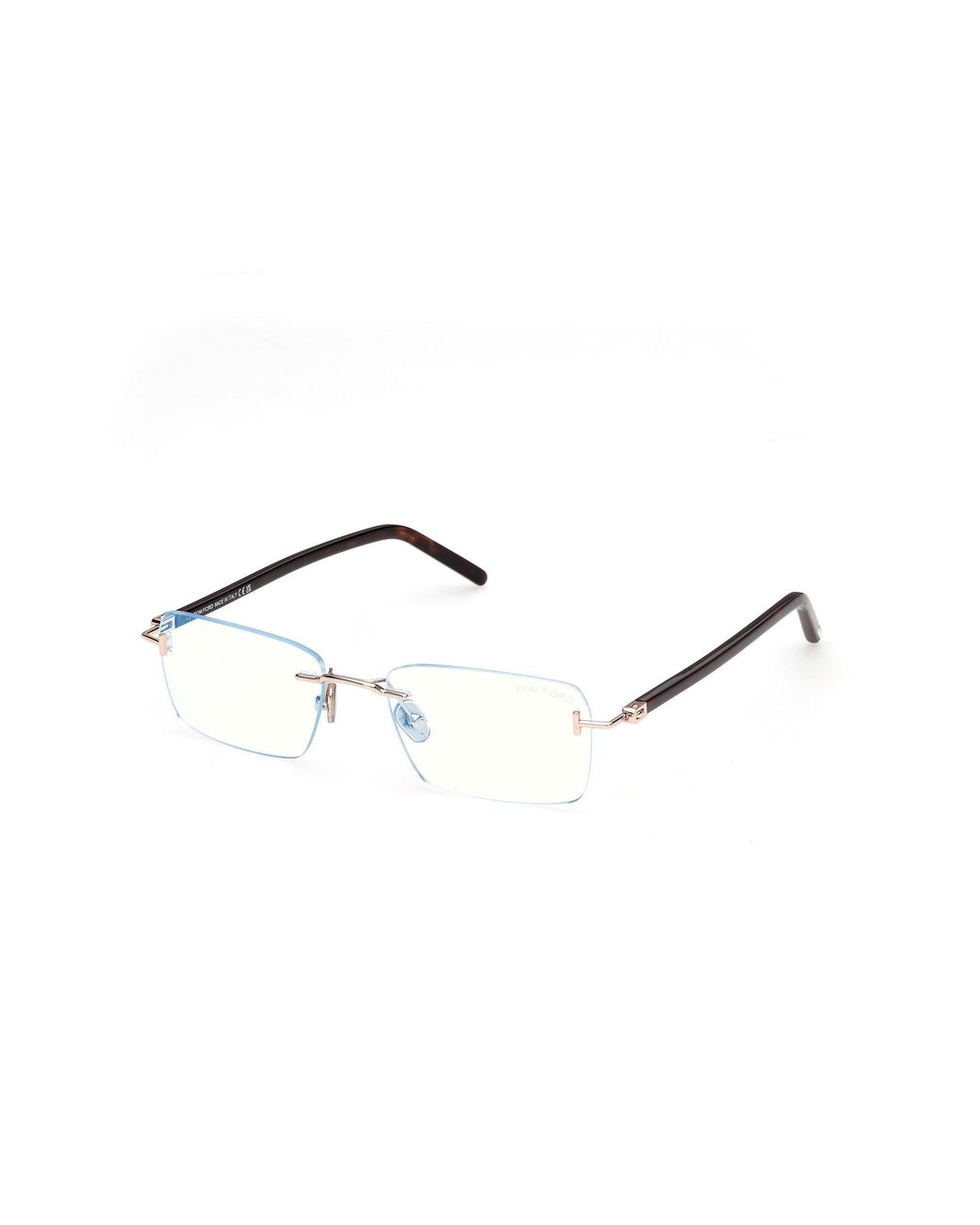 Tom Ford Black Ft6210-B 28 Optical Frames Metal Squared Normal for men