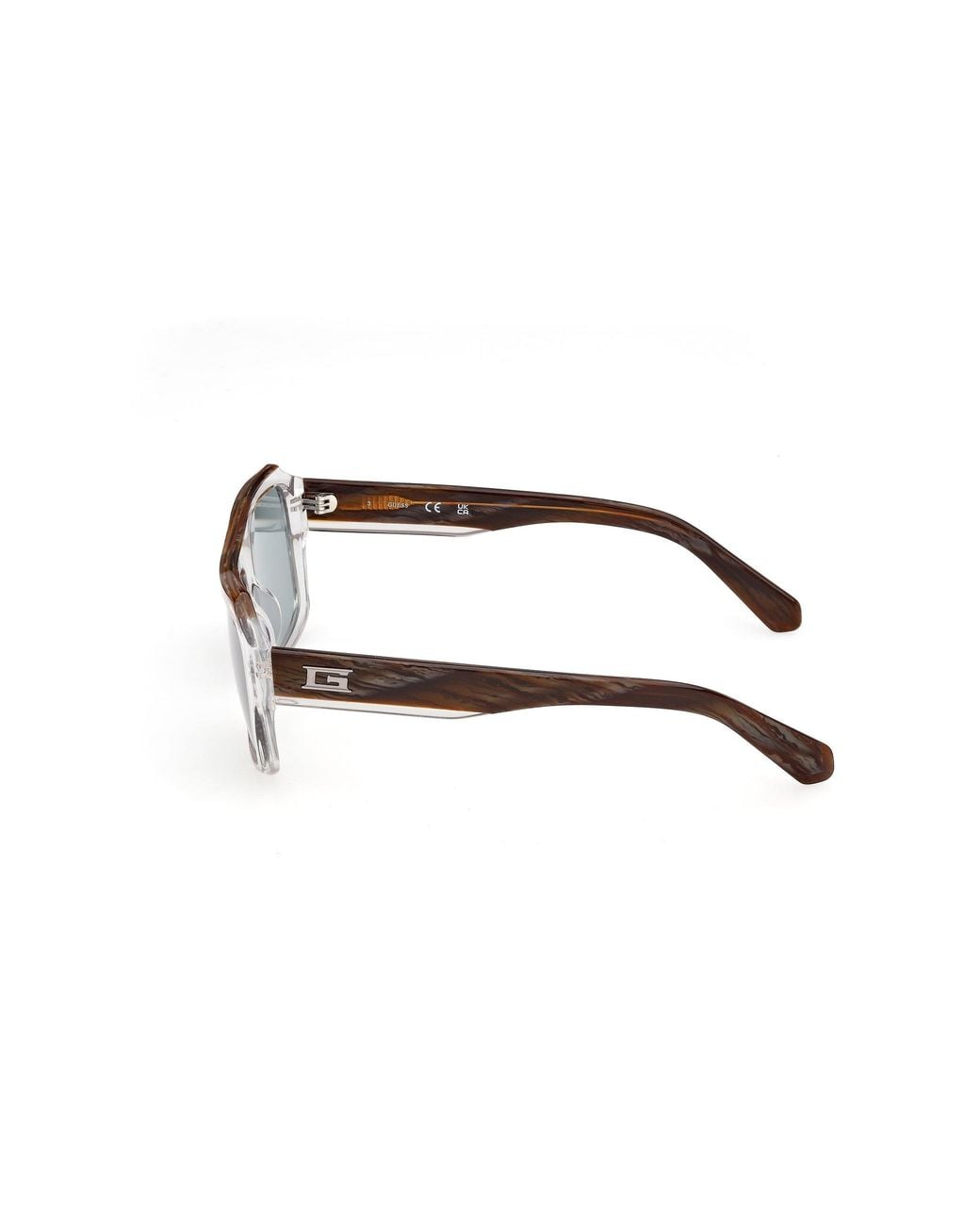 Guess Black Gu00367 26N Sunglasses Acetate Squared Normal for men