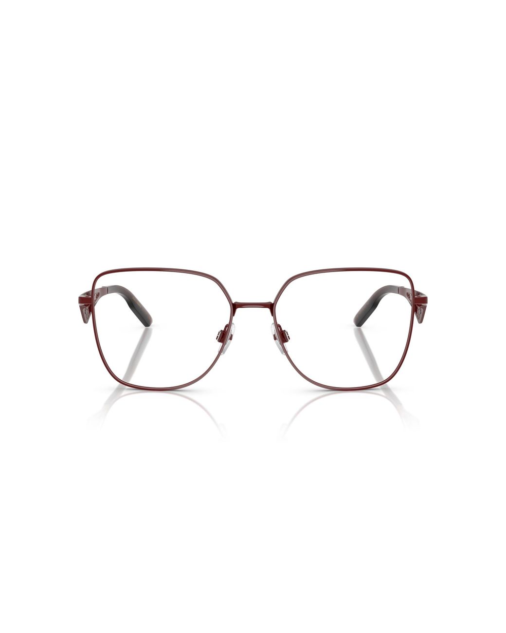 Dolce & Gabbana Black Dg1358 1319 Optical Frames Metal Transparent Squared Normal