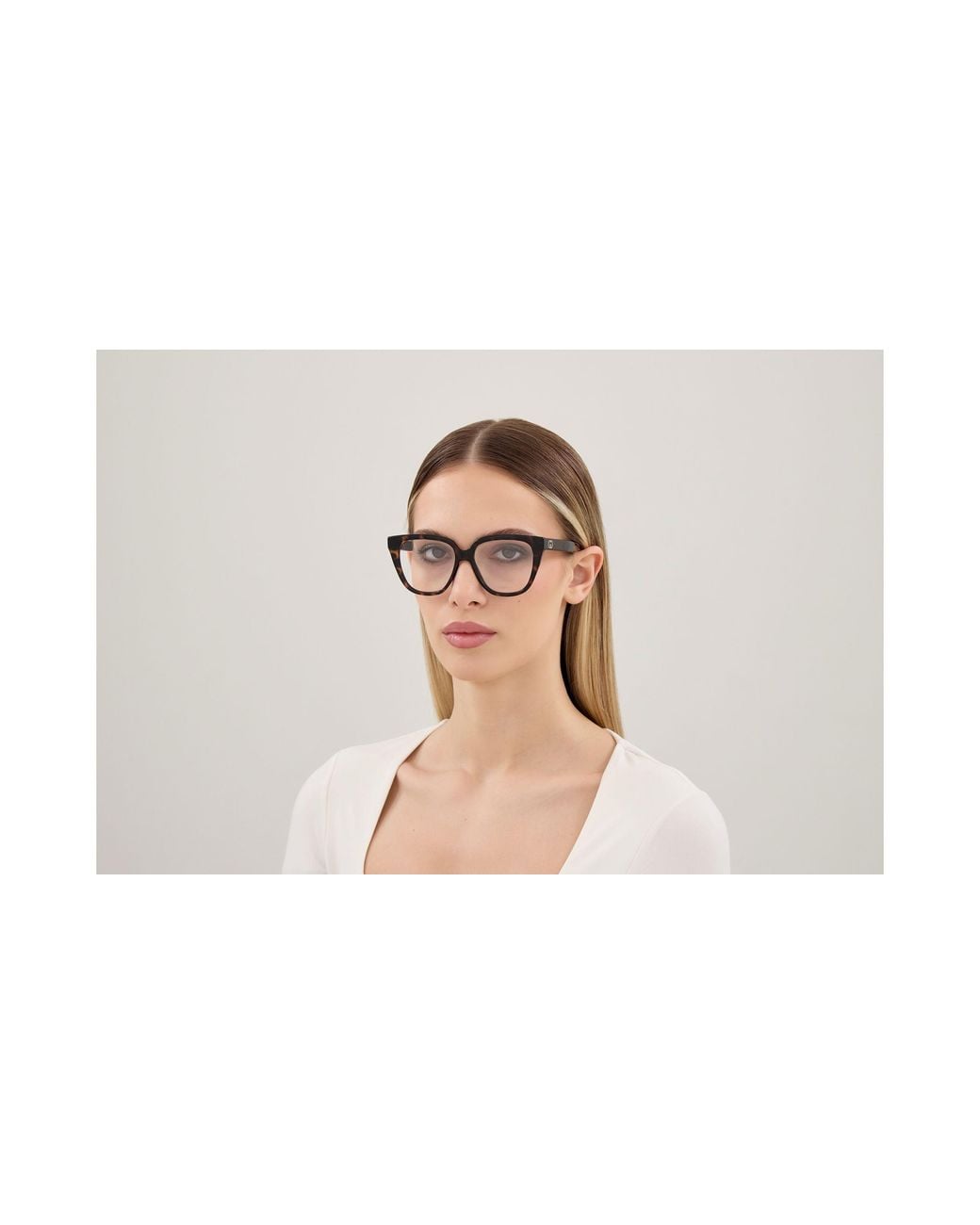 Gucci Black Gg2191O 002 Optical Frames Injected Transparent Geometric