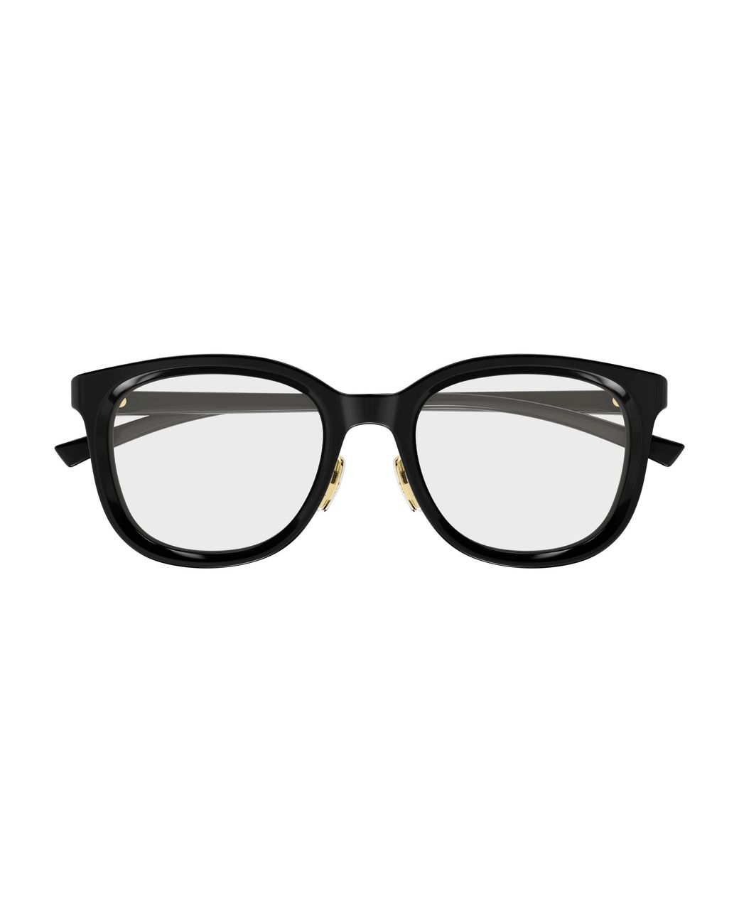 Gucci Black Gg1949Ok 001 Optical Frames Acetate Transparent Round for men