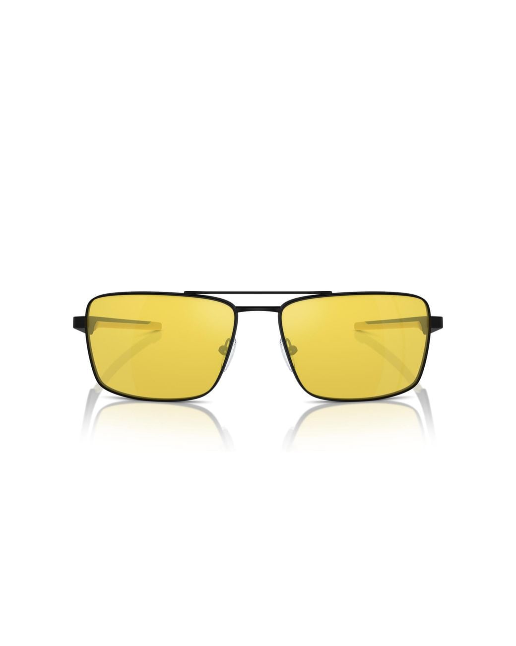 FERRARI SCUDERIA Black Fz5001 101/V9 Sunglasses Metal Squared Normal Mirror for men