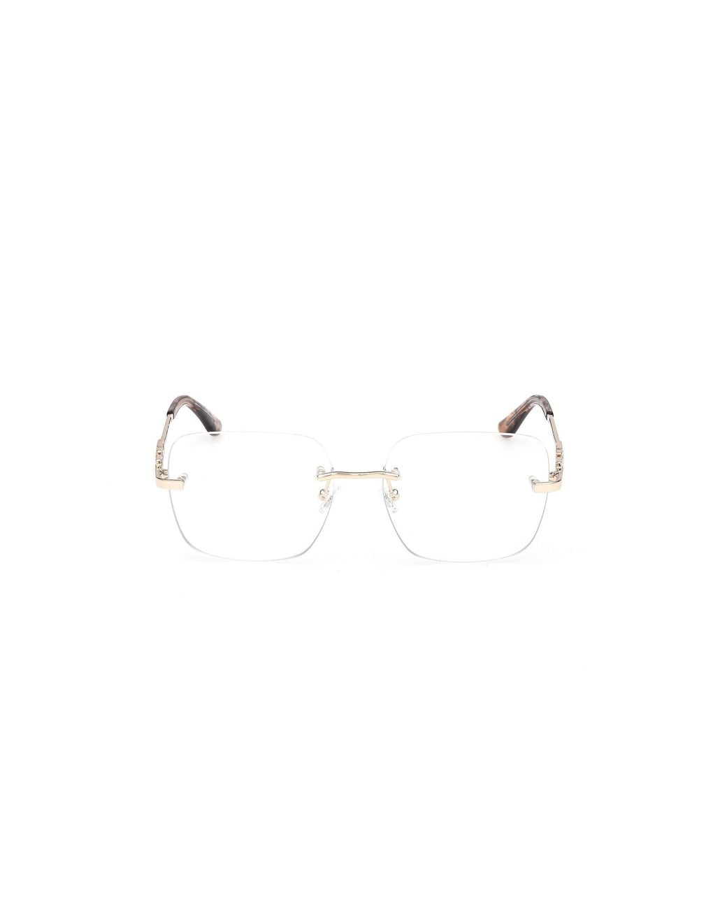 Guess Black Gu50319 032 Optical Frames Metal Squared Normal