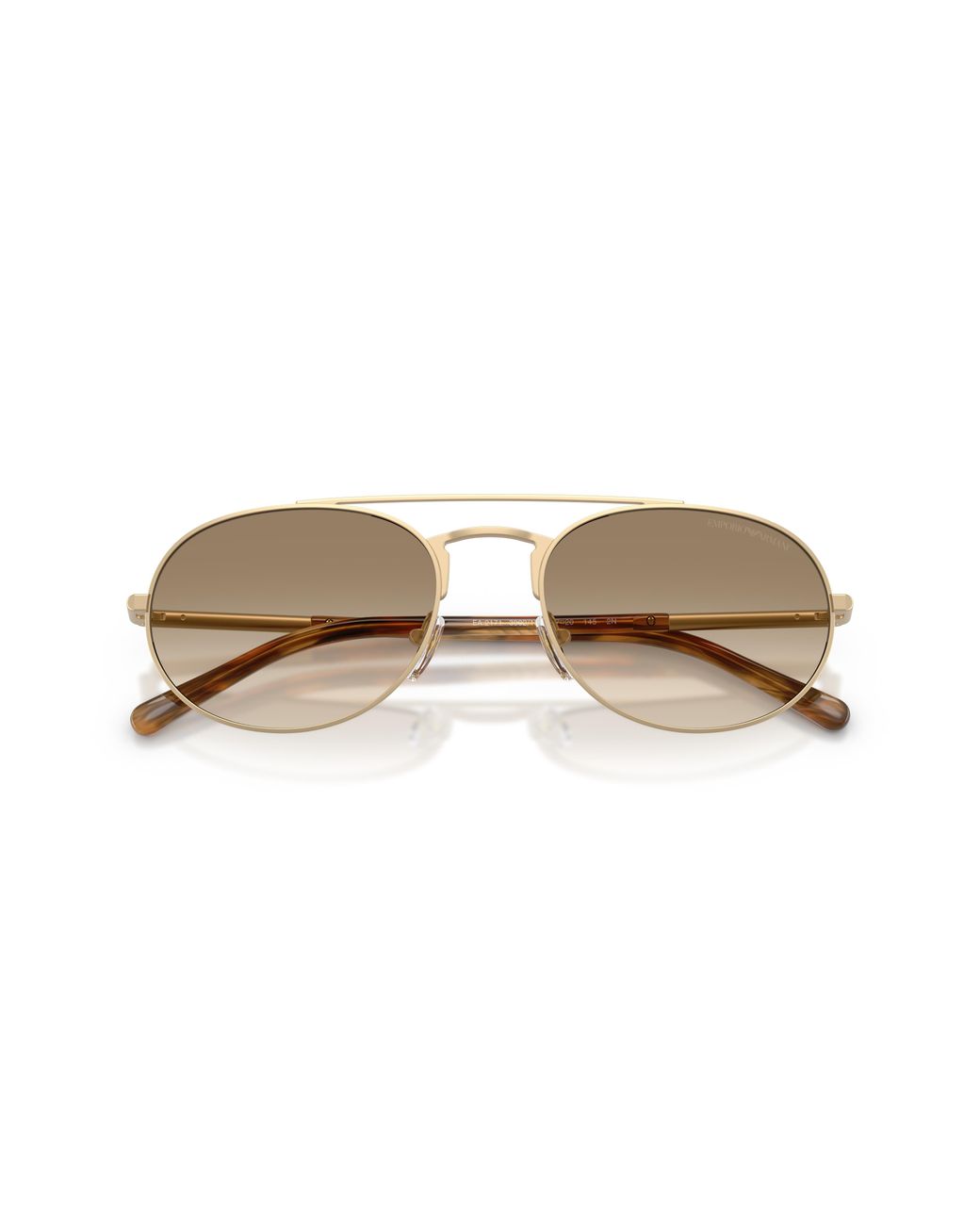 Emporio Armani Black Ea2171 300213 Sunglasses Metal Pilot Normal Shaded for men
