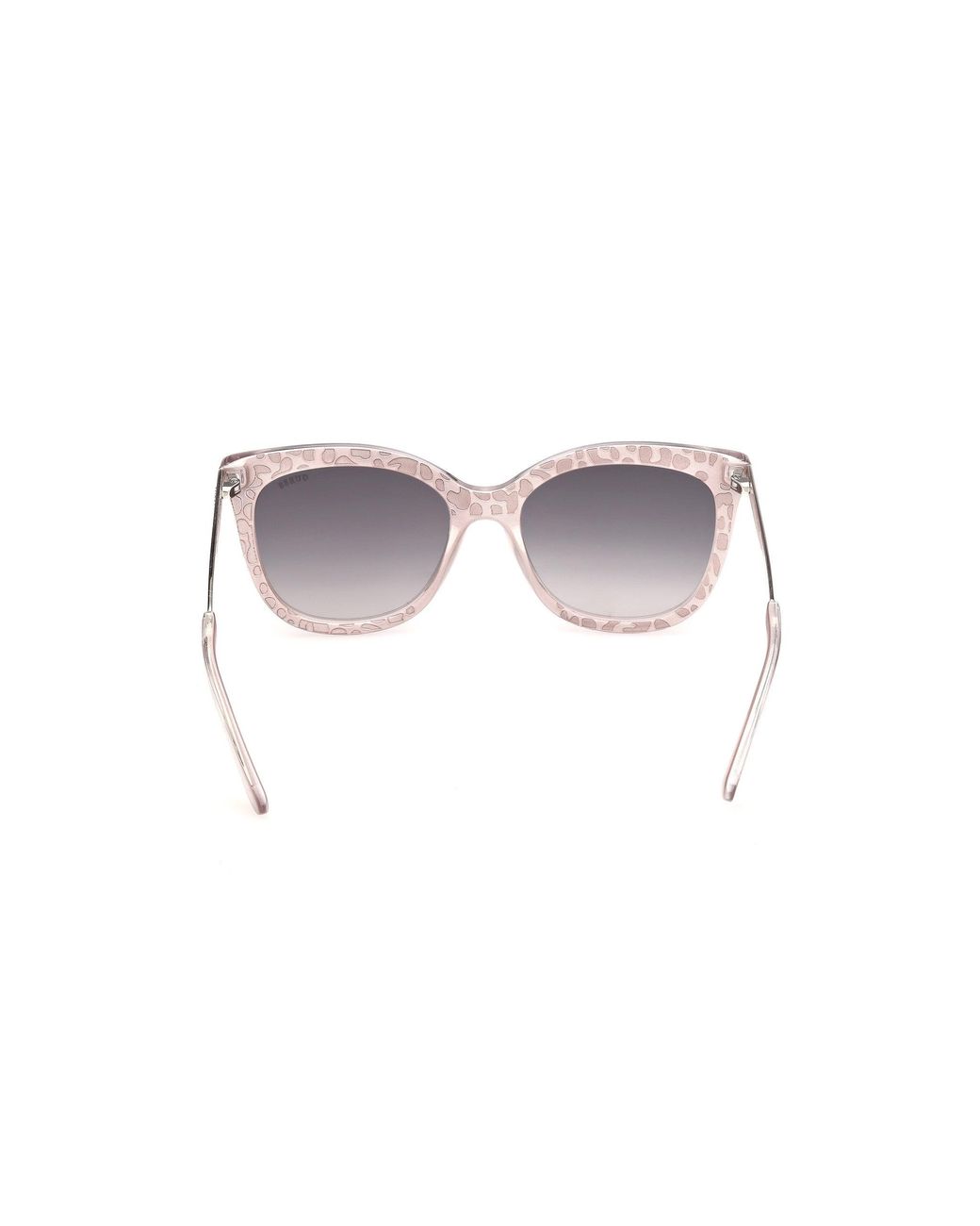 Guess Black Gu00354 72B Sunglasses Injected Smoke Cat Eye Normal