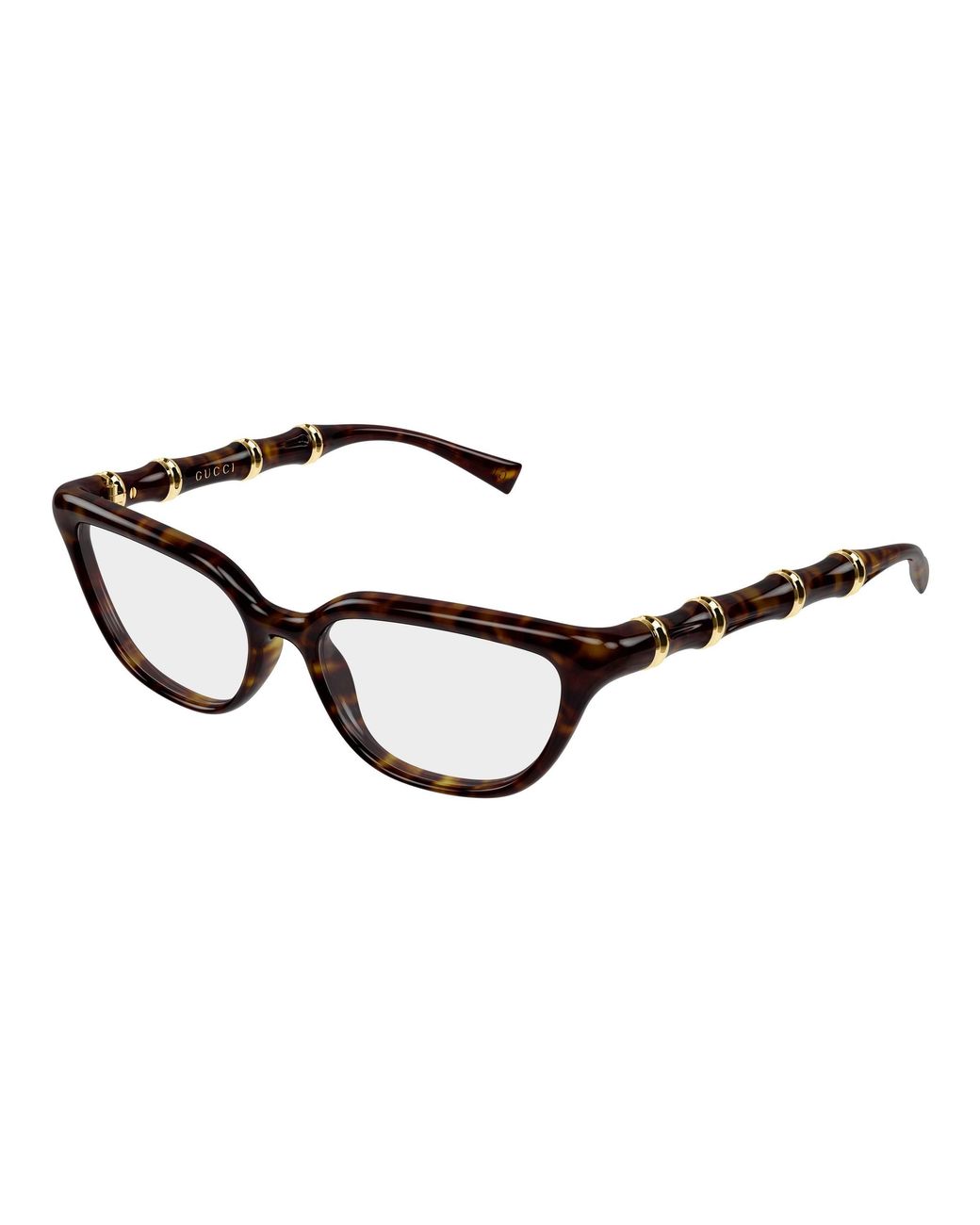 Gucci Black Gg2060O 002 Optical Frames Injected Transparent Geometric