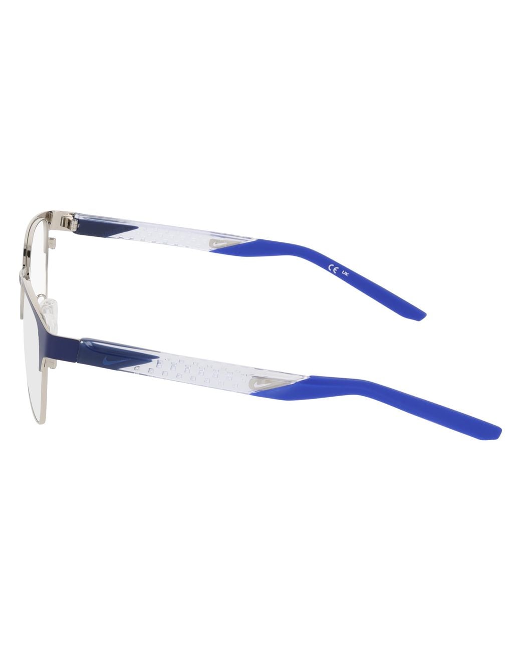 Nike Black 8156 412 Optical Frames Metal Squared Normal for men