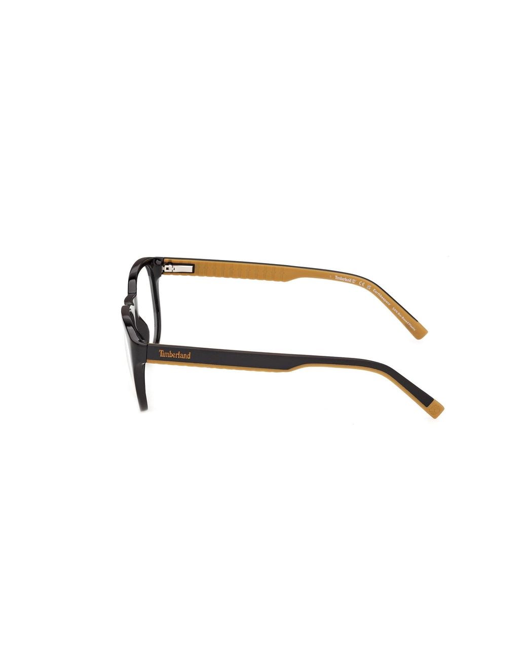Timberland Black Tb50119 1 Optical Frames Injected Round Normal for men