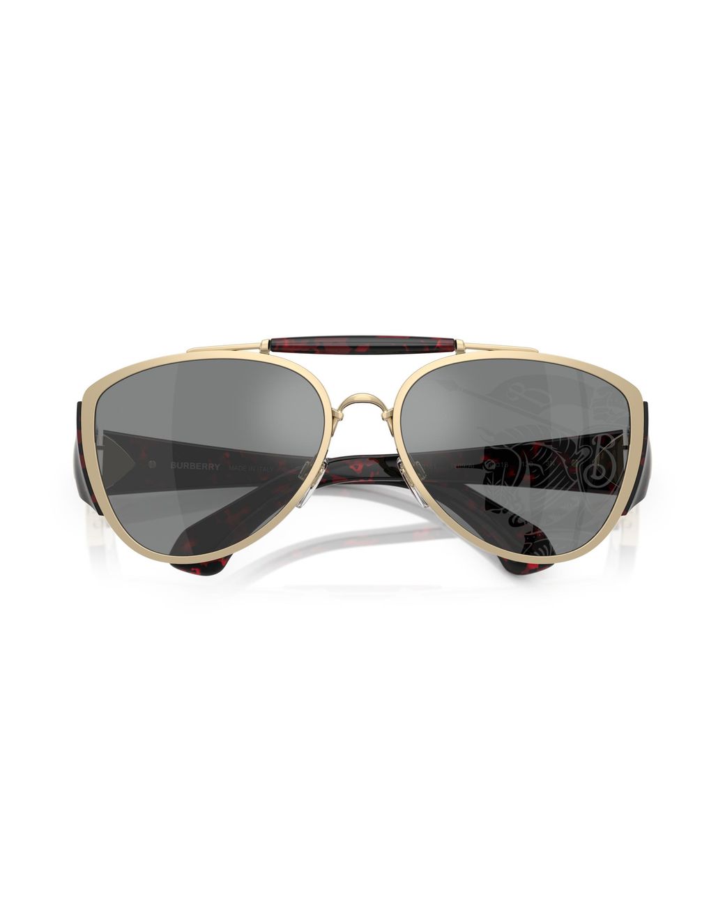 Burberry Black Be3161 1109Ai Sunglasses Metal Pilot Normal