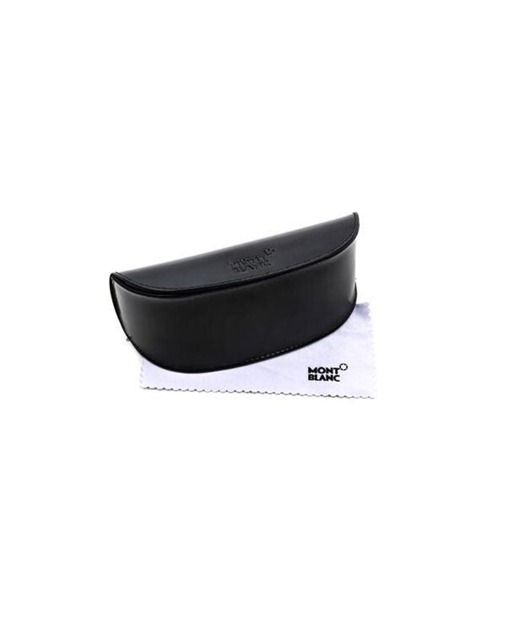 Montblanc Black Mb0220Oa 004 Optical Frames Metal Squared for men
