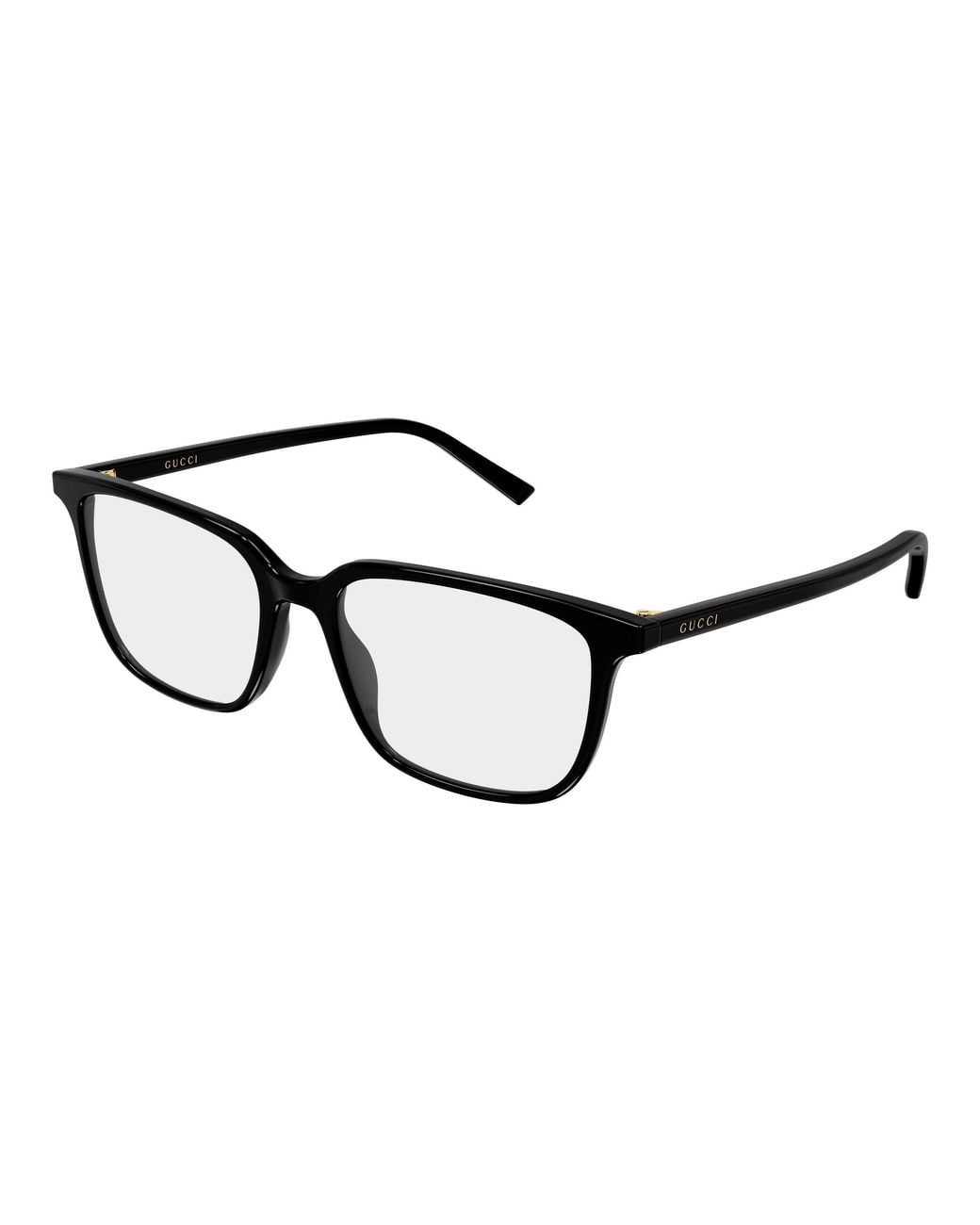 Gucci Black Gg2238O 001 Optical Frames Acetate Transparent Round for men