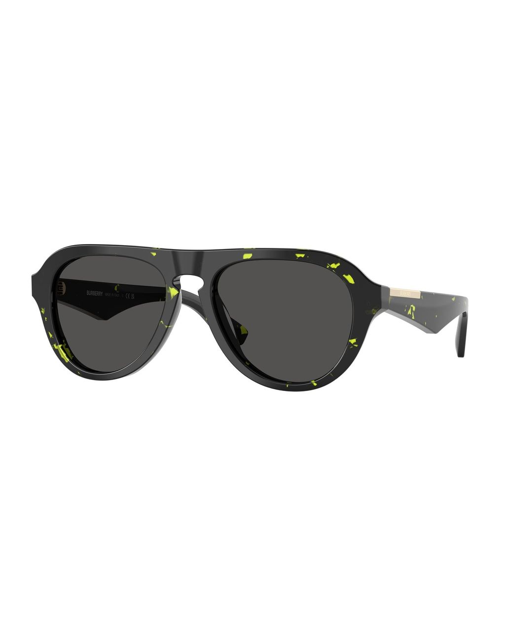 Burberry Black Be4437U 412487 Sunglasses Acetate Pilot Normal for men