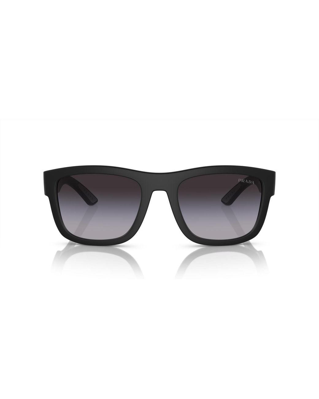 Prada Linea Rossa Black Ps 01Zs 1Bo09U Sunglasses Nylon Pillow Normal Shaded for men