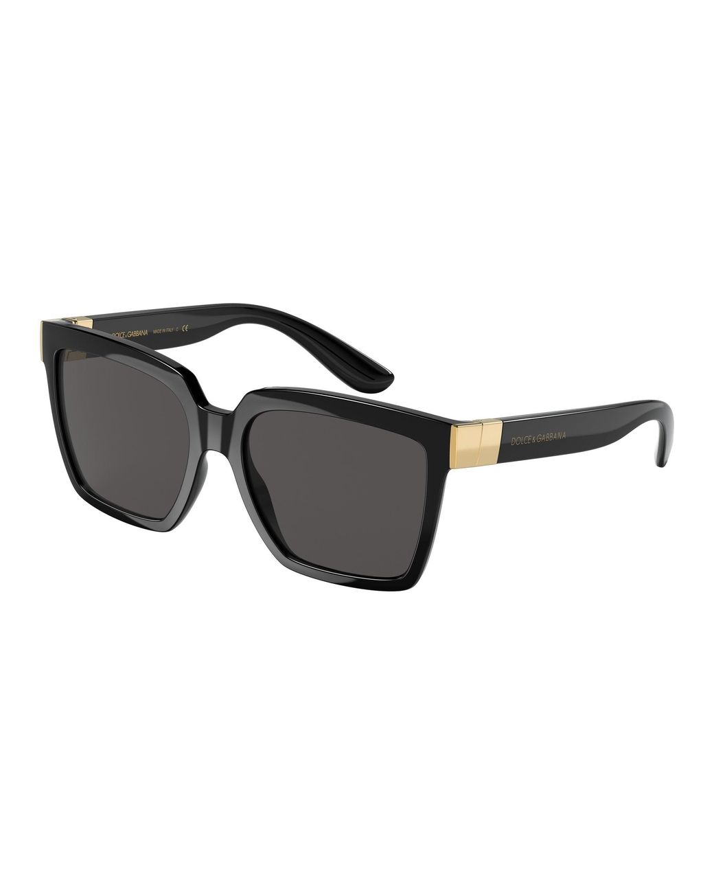 Dolce & Gabbana Black Dg6165 501/87 Sunglasses Nylon Squared Normal