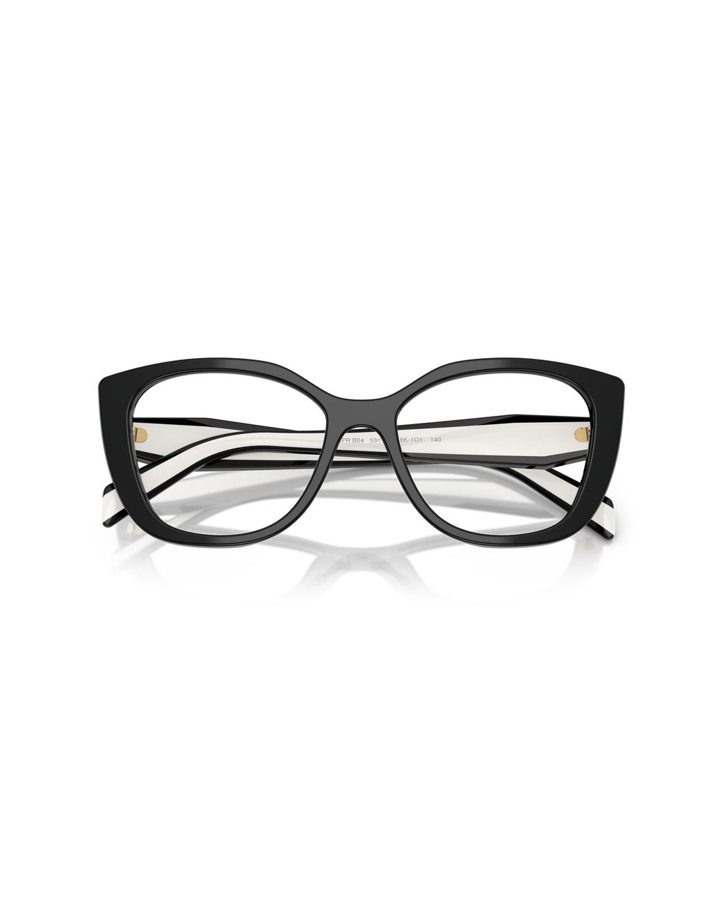 Prada Black Pr B04V 16K1O1 Optical Frames Acetate Transparent Cat Eye Normal