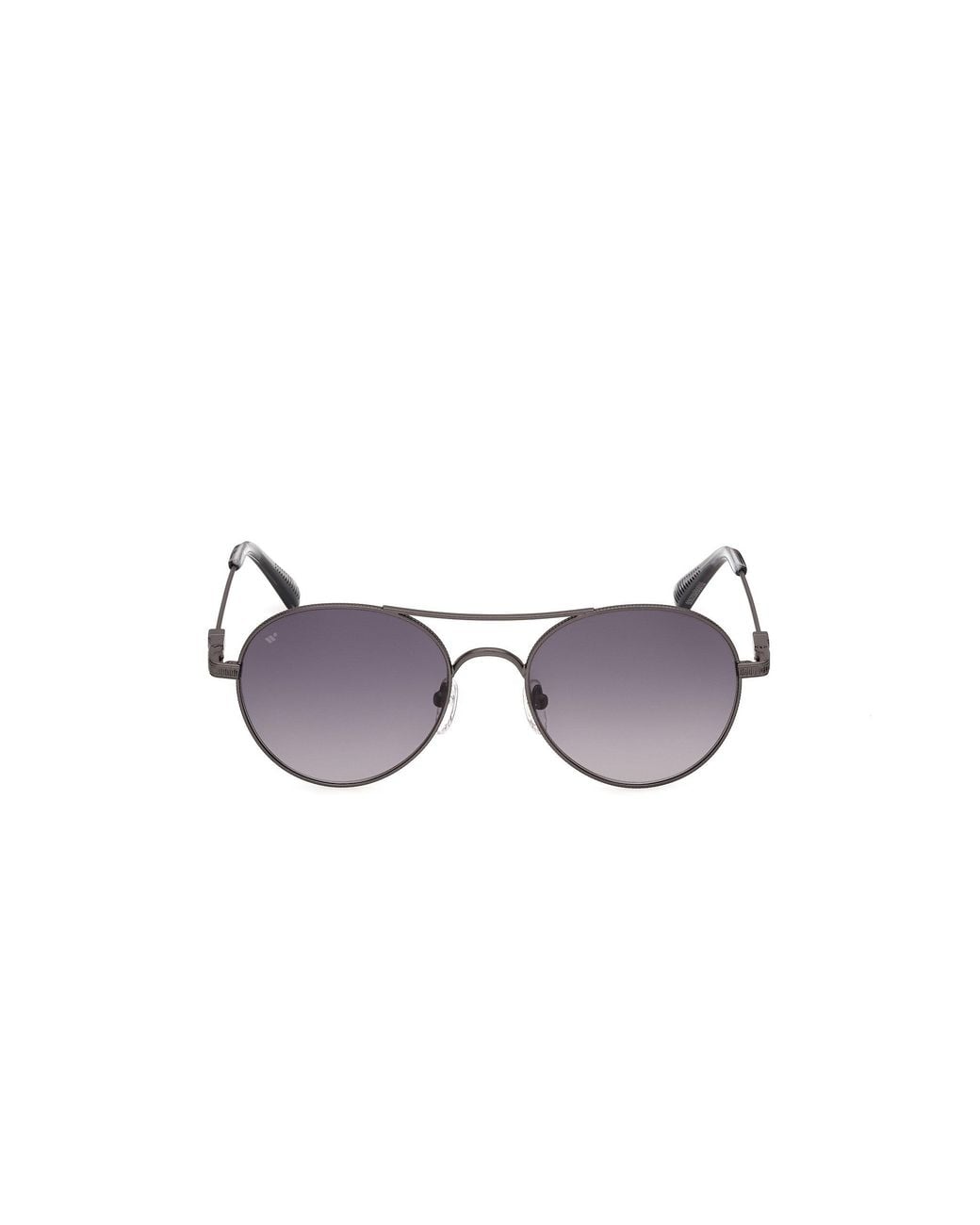 Web Black We0403 09B Sunglasses Metal Smoke Round Normal for men