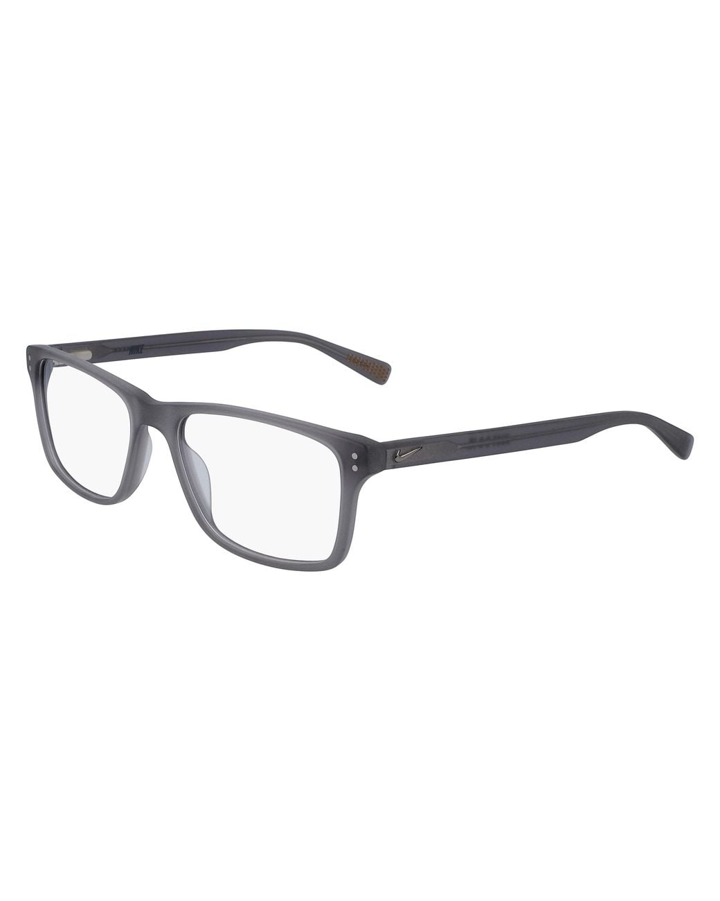 Nike Black 7246 034 Optical Frames Acetate Squared Normal Photochromatic for men