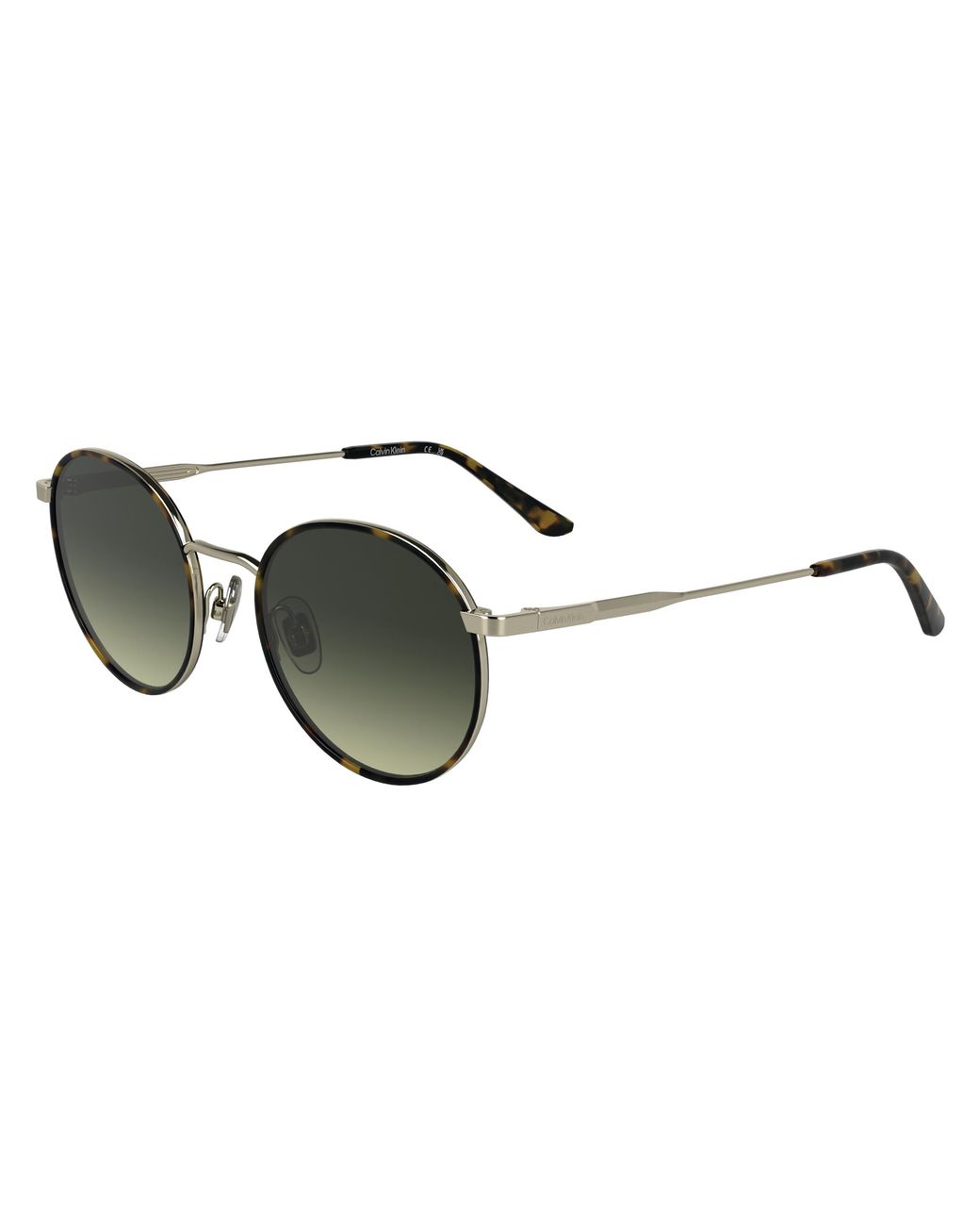 Calvin Klein Black Ck25101S 235 Sunglasses Metal Round Normal
