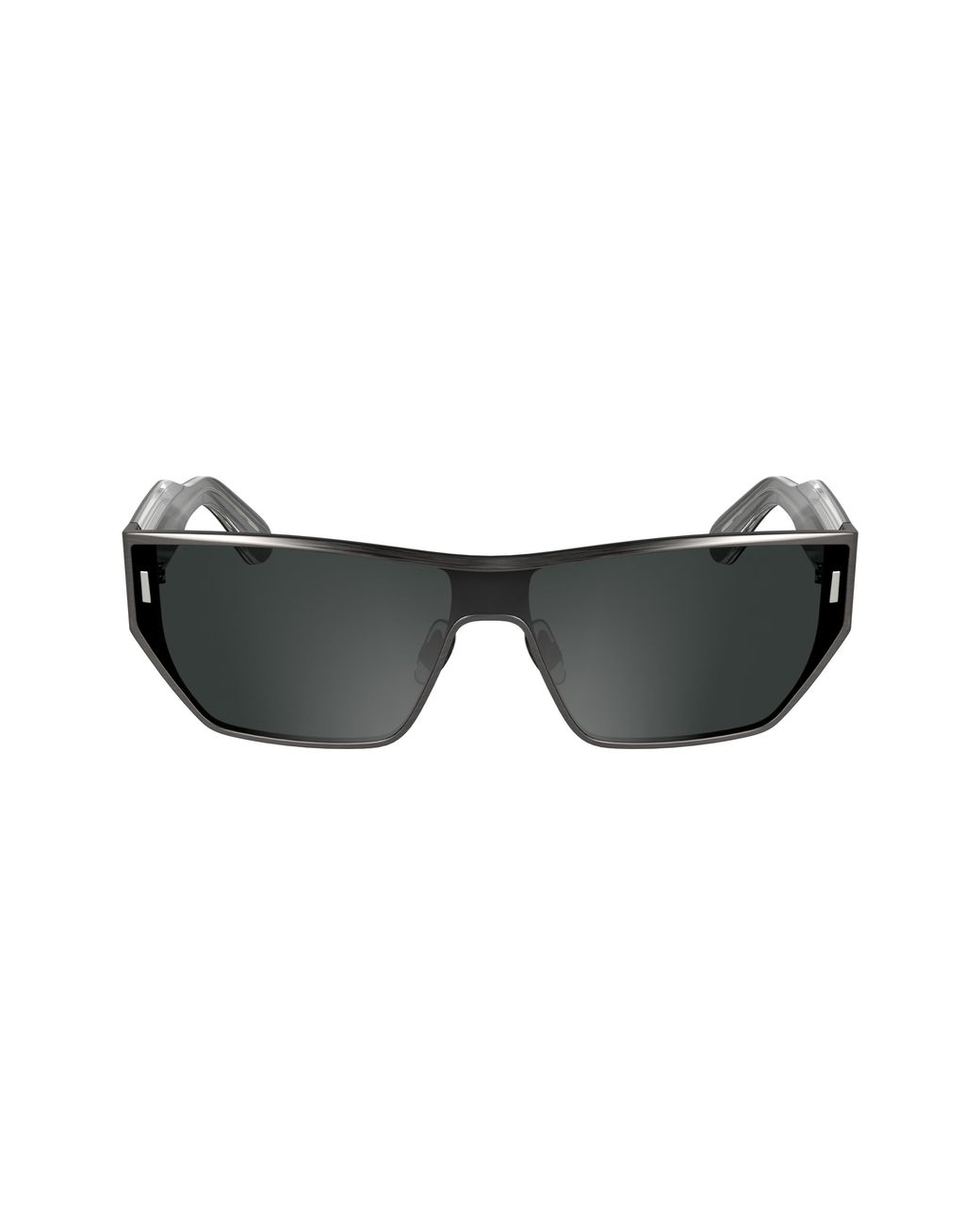 Calvin Klein Black Ck25102S 070 Sunglasses Metal Squared Normal