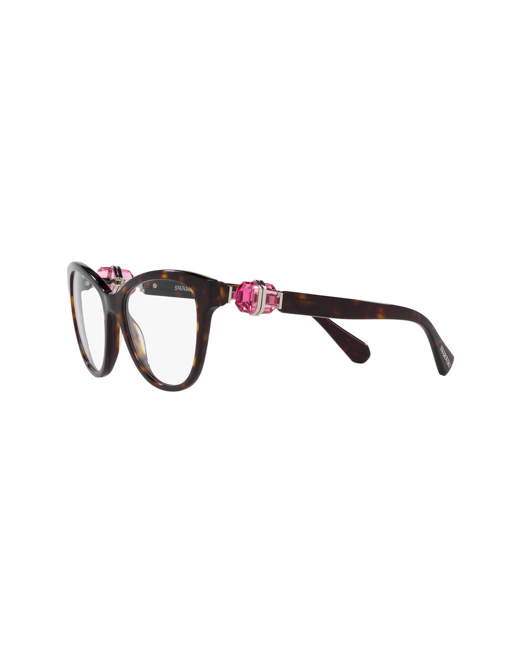Swarovski Black Sk2004 1002 Optical Frames Acetate Round Normal