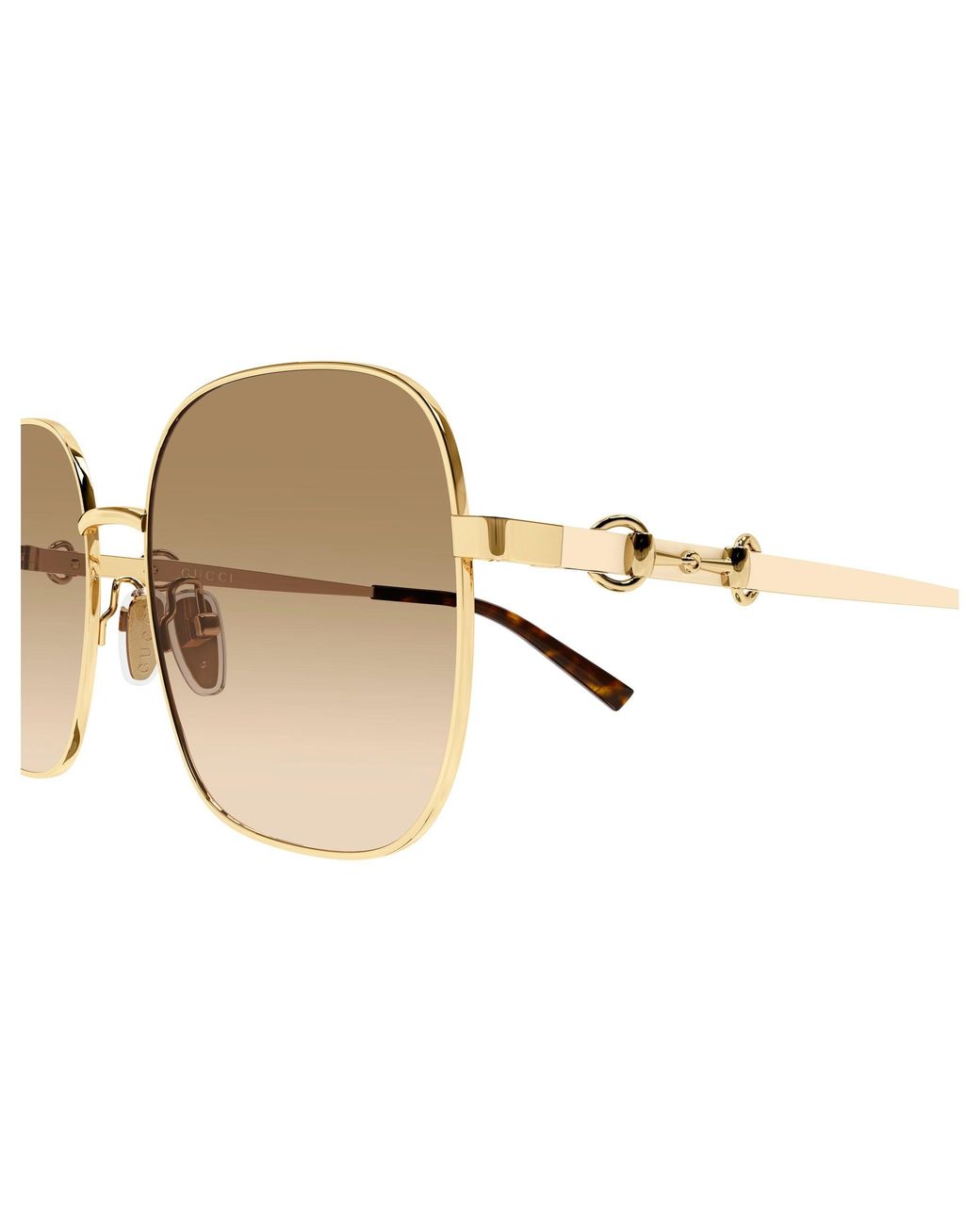 Gucci Black Gg2053S 004 Sunglasses Metal Squared