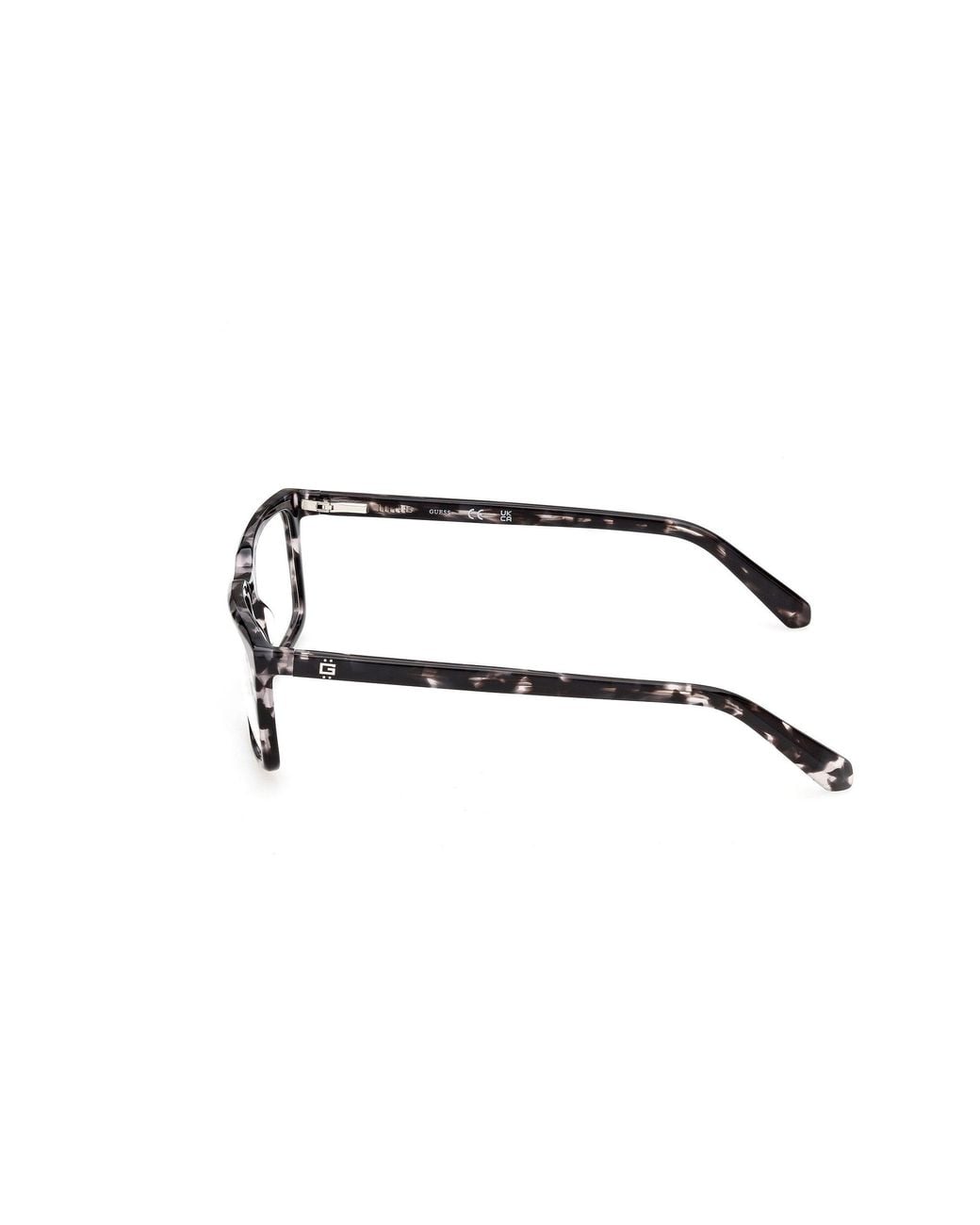 Guess Black Gu50448 20 Optical Frames Acetate Squared Normal for men