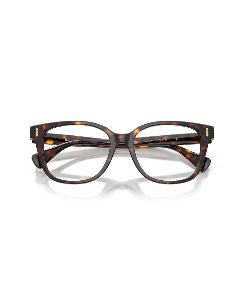 Ralph Lauren Black Ra7196U 5003 Optical Frames Acetate Transparent Squared Normal