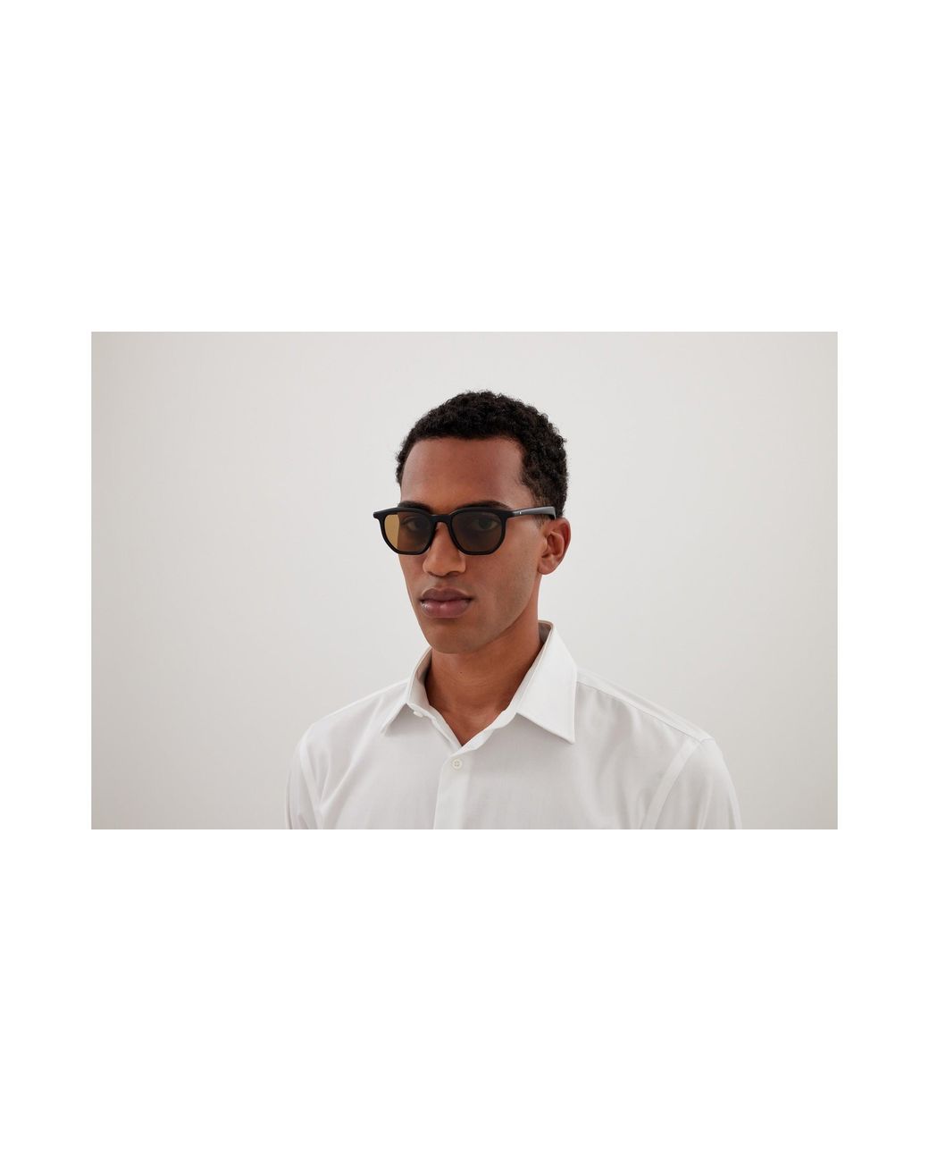 Montblanc Black Mb0353S 006 Sunglasses Round for men