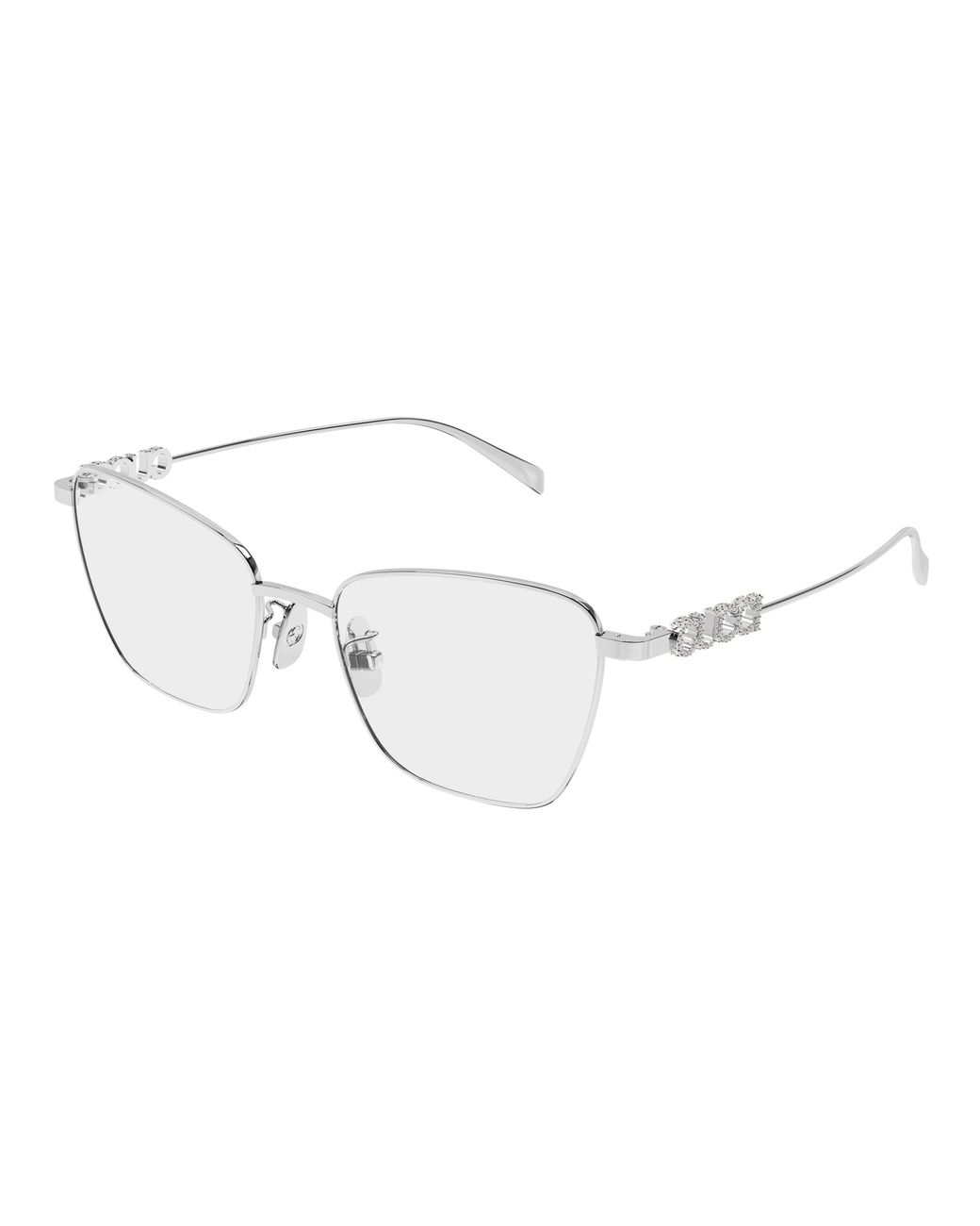 Gucci Black Gg1807O 004 Optical Frames Metal Transparent Butterfly