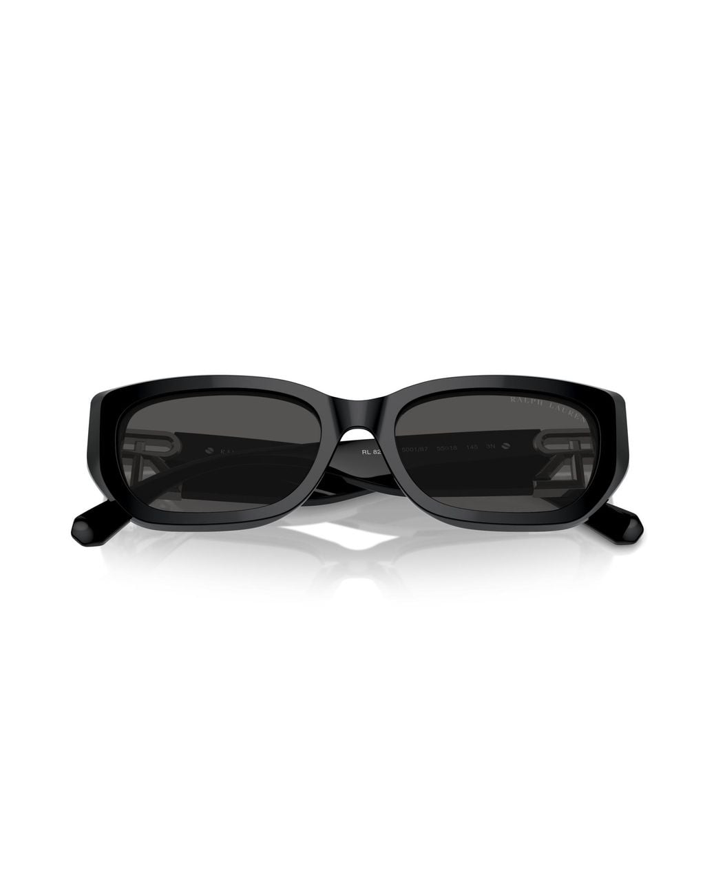 Ralph Lauren Black Rl8222 The Bridget 500187 Sunglasses Acetate Cat Eye Normal
