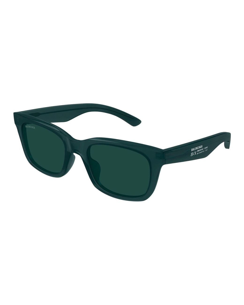 Balenciaga Green Bb0468S 004 Sunglasses Acetate Squared for men