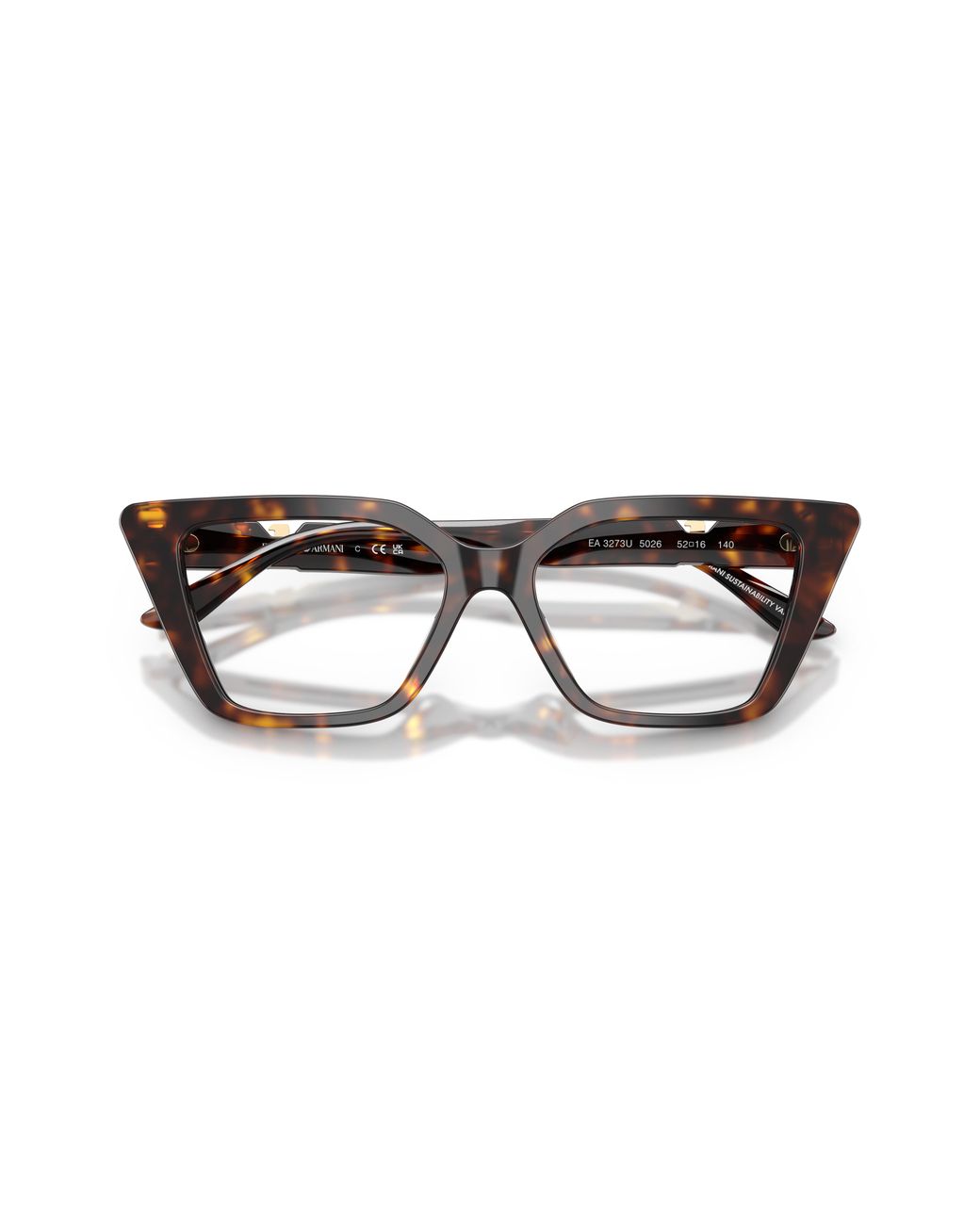 Emporio Armani Black Ea3273U 5026 Optical Frames Acetate Cat Eye Normal