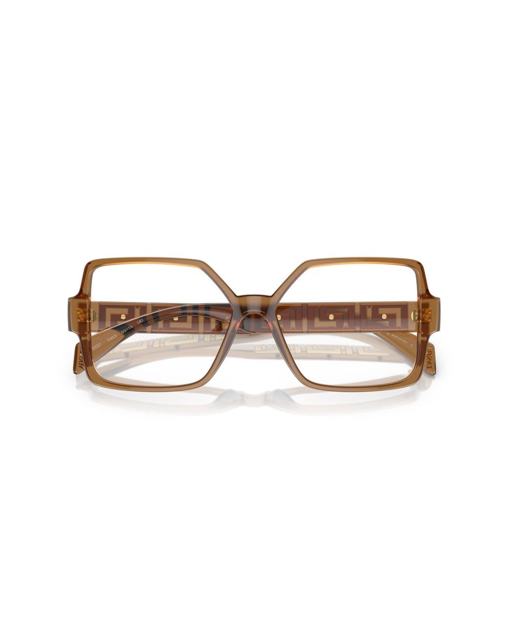 Versace Black Ve3337 5403 Optical Frames Acetate Squared