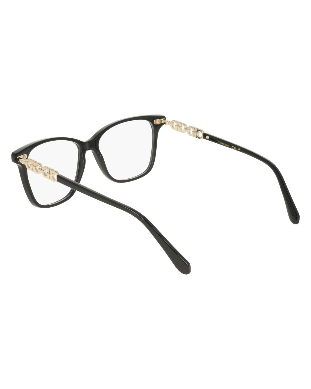 Ferragamo Black Sf3064 001 Optical Frames Acetate Squared Normal