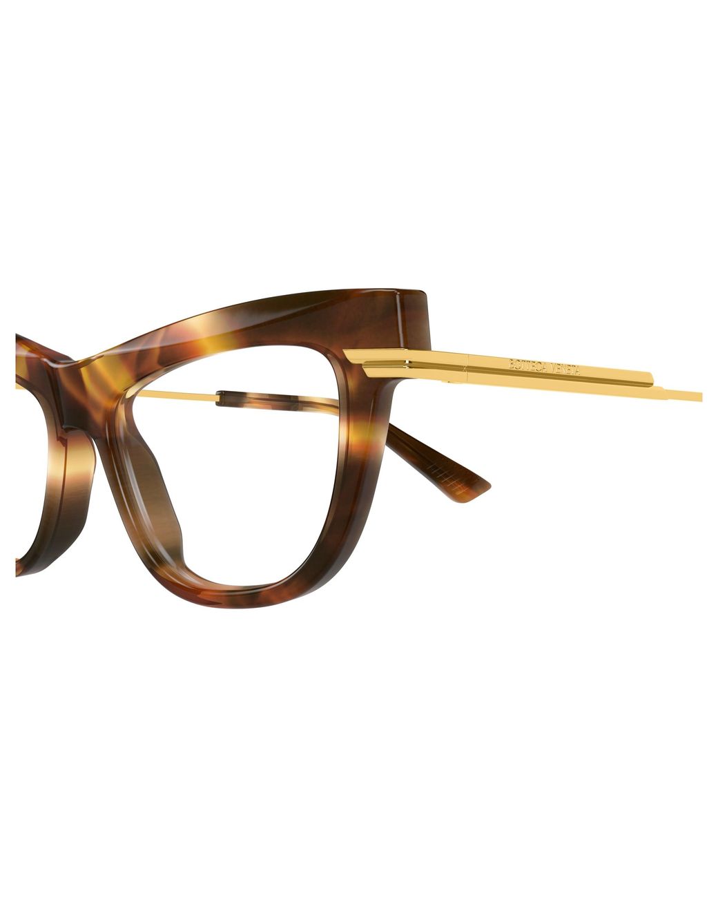 Bottega Veneta Black Bv1266O 005 Optical Frames Acetate Transparent Cat Eye
