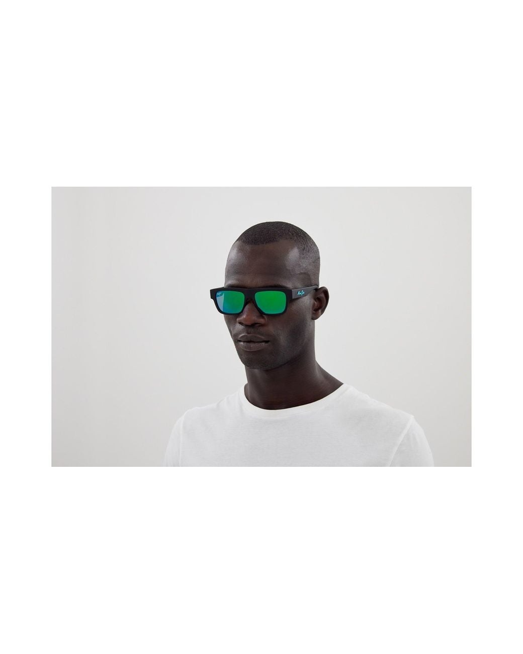 Maui Jim Green Mj0638S 004 Occhiali Da Sole Bio-Iniettato Verde Squadrata