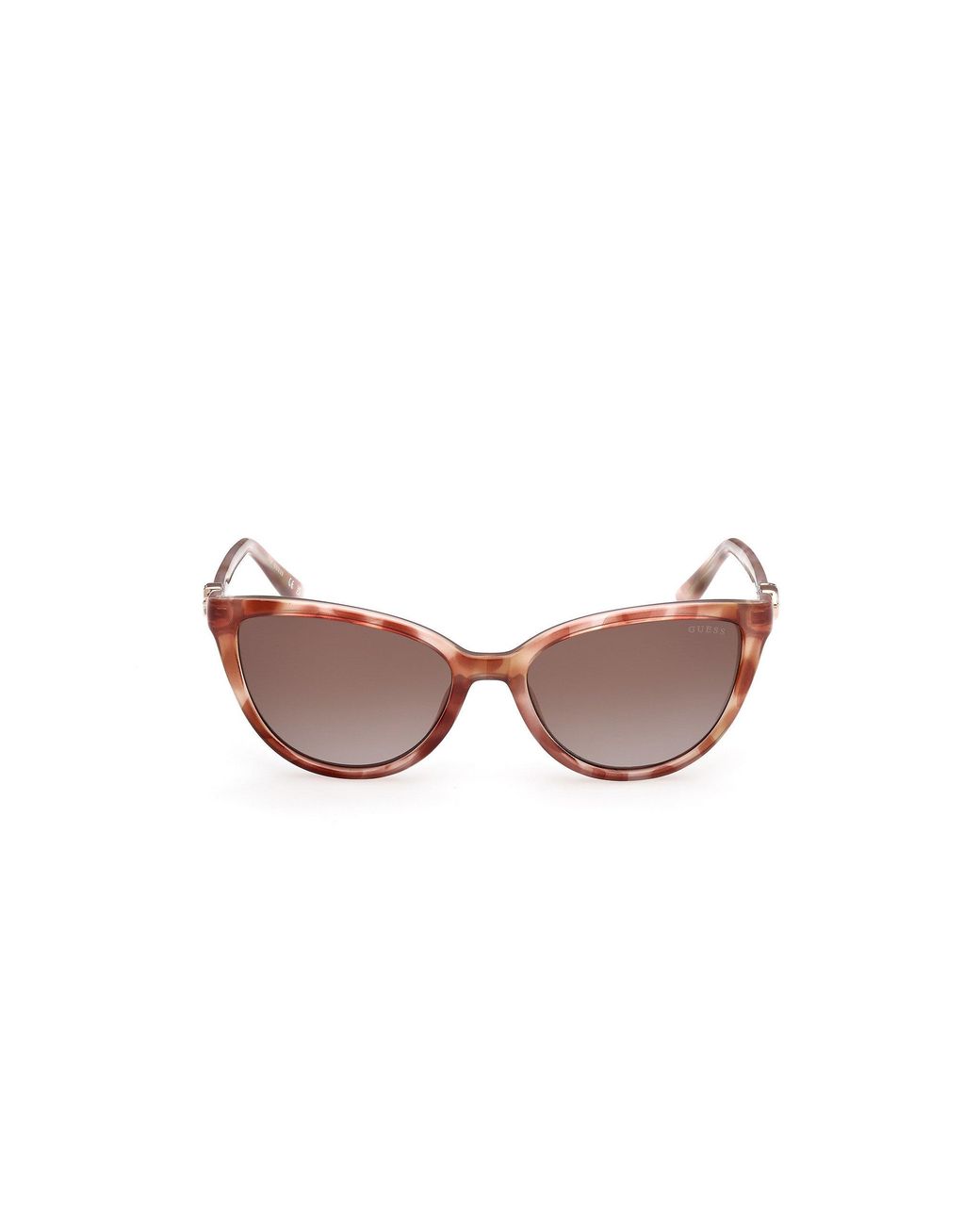 Guess Black Gu00189 47F Sunglasses Injected Cat Eye Normal