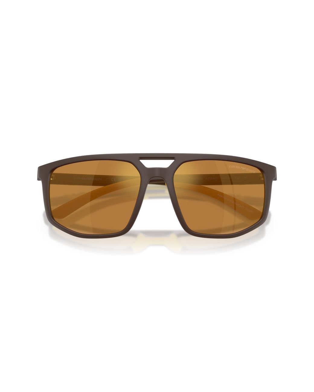Emporio Armani Black Ea4248U 62586H Sunglasses Injected Pilot Mirrored for men
