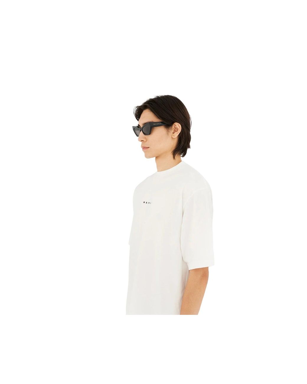 Marni Black Dyb Zelaryth Sunglasses Acetate Geometric