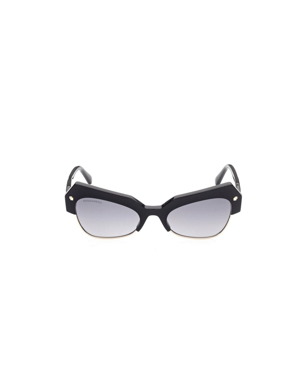 DSquared² Black Dq0367 Dalia 01B Outlet Sunglasses Acetate Geometric Normal Shaded