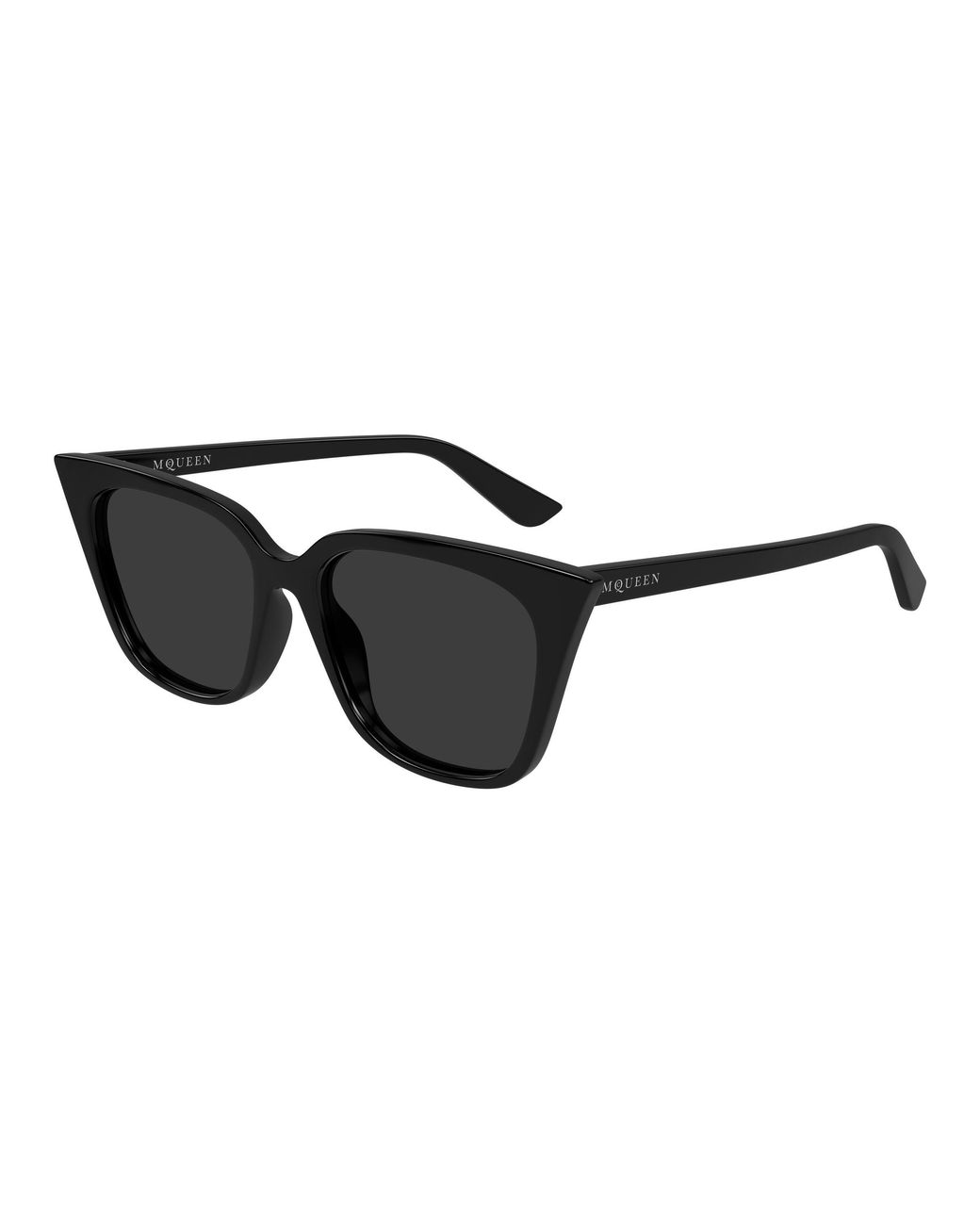 McQueen Black Am0556S 001 Sunglasses Acetate Cat Eye