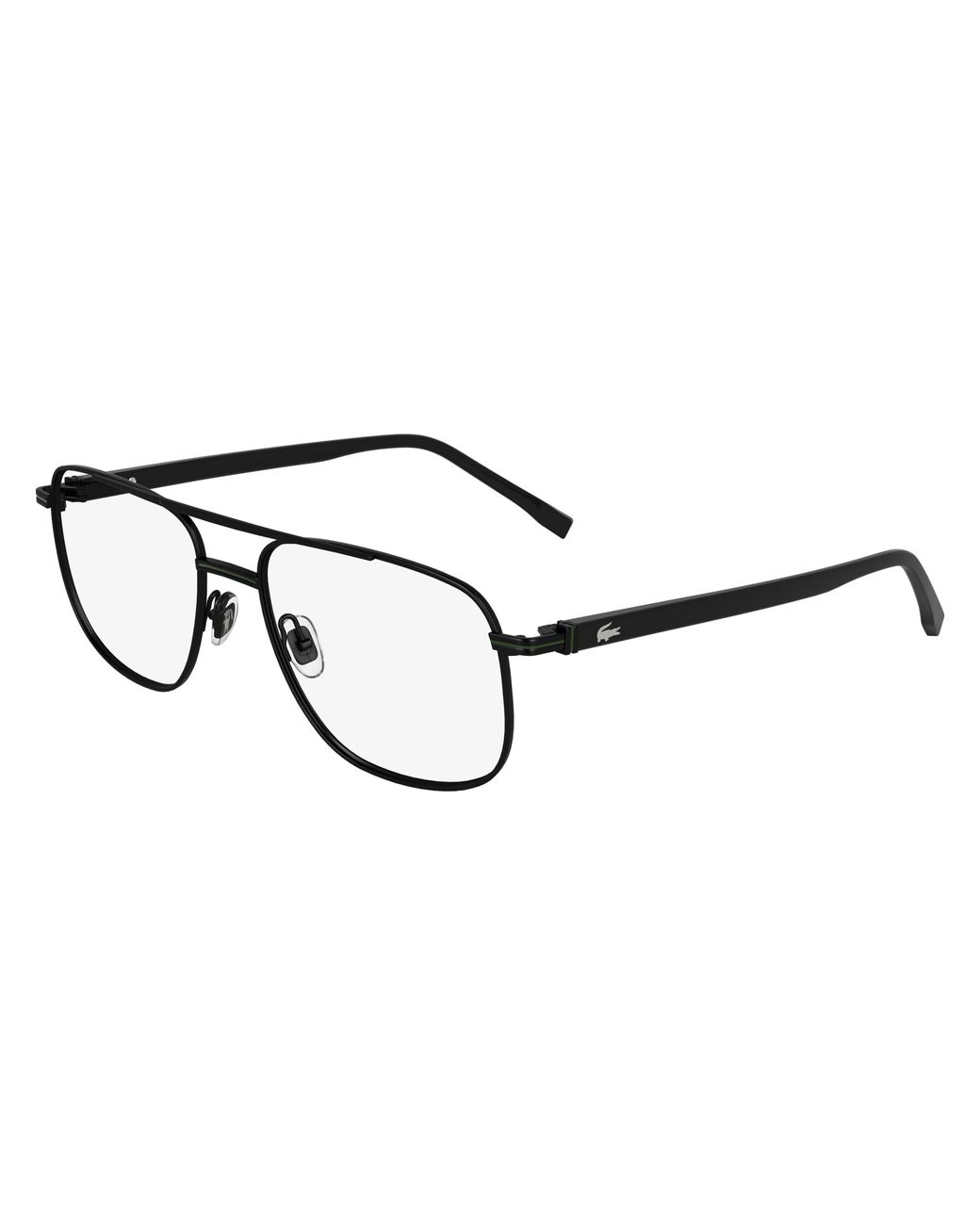 Lacoste Black L2302 002 Optical Frames Metal Squared Normal for men