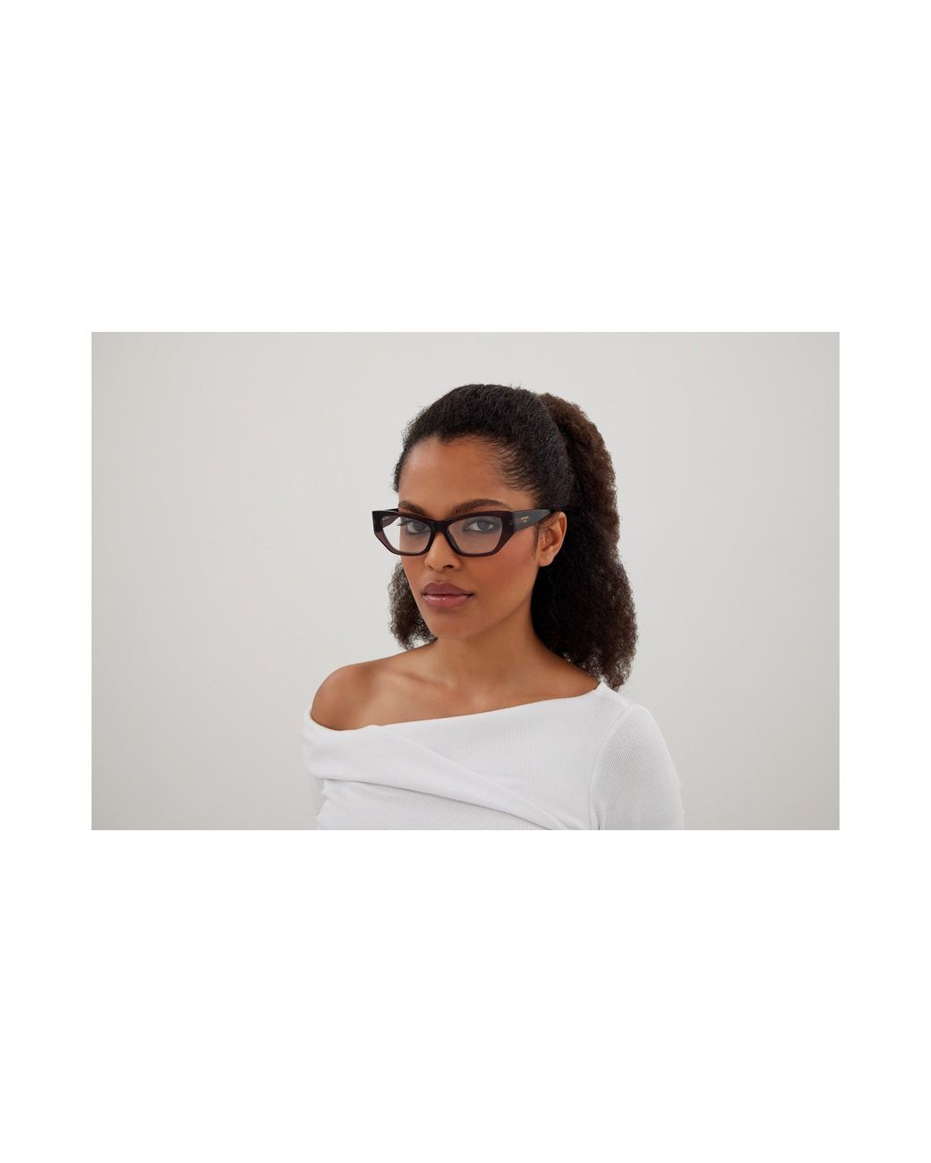 Balenciaga Black Bb0372O 004 Optical Frames Acetate Transparent Cat Eye