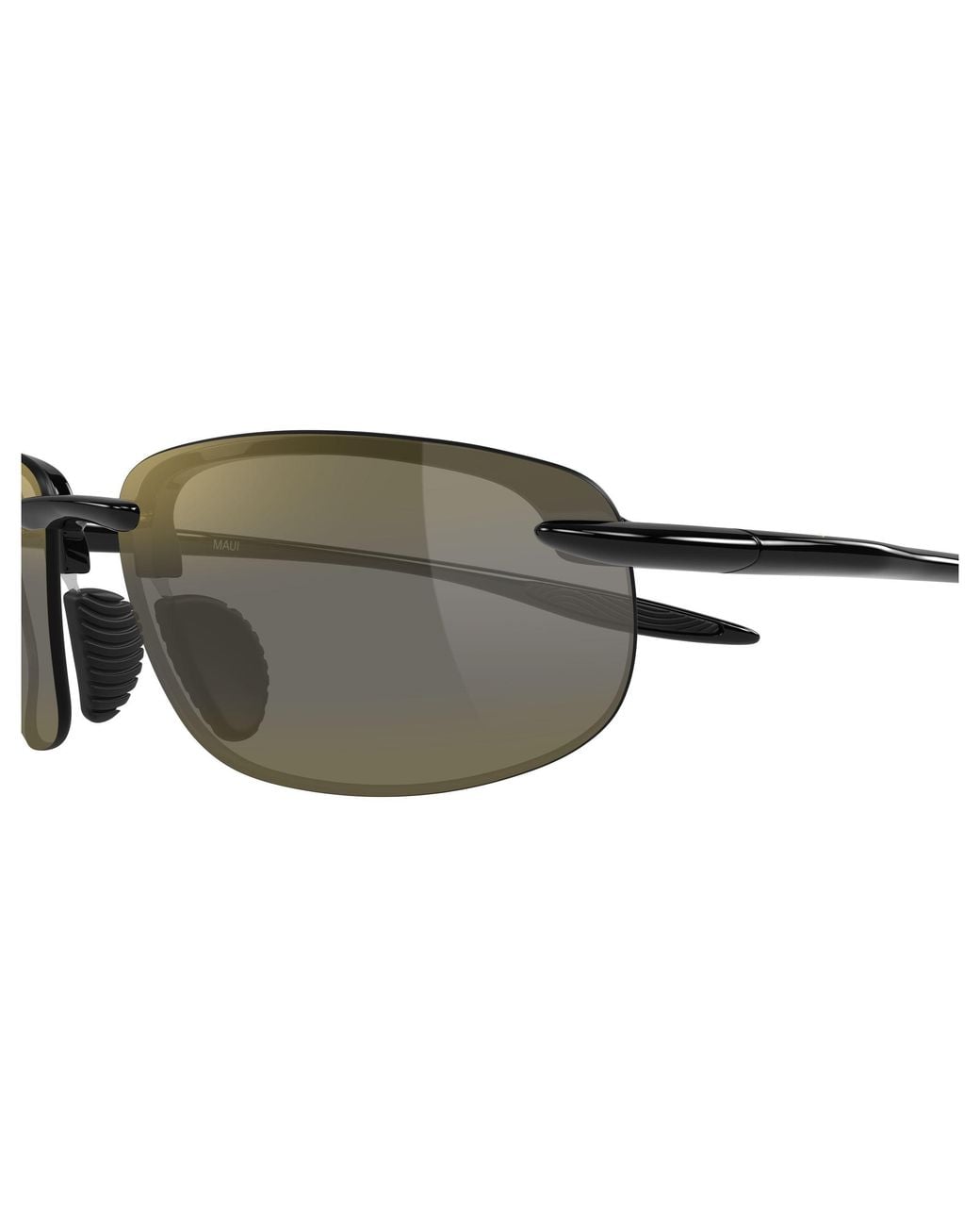 Maui Jim Black Mj0676S 020 Occhiali Da Sole Bio-Iniettato Bronzo Squadrata