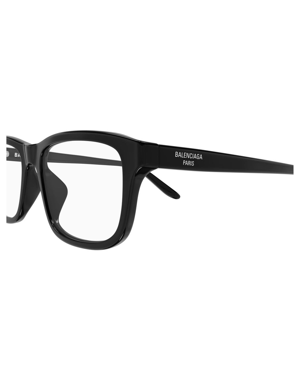 Balenciaga Black Bb0442Oa 004 Optical Frames Acetate Transparent Squared