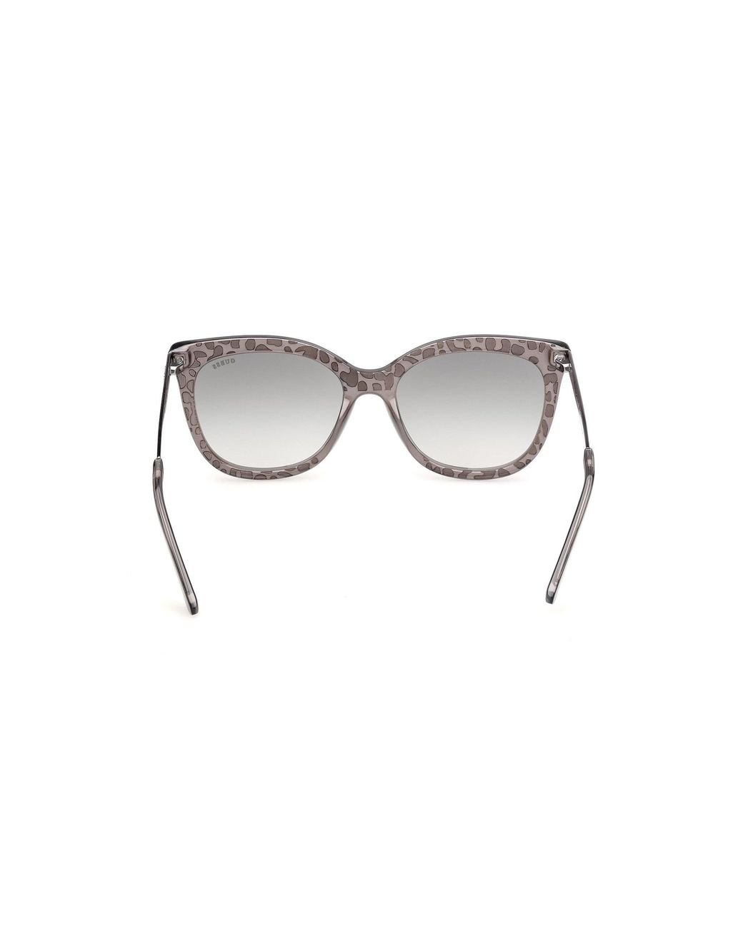 Guess Black Gu00354 57P Sunglasses Injected Cat Eye Normal