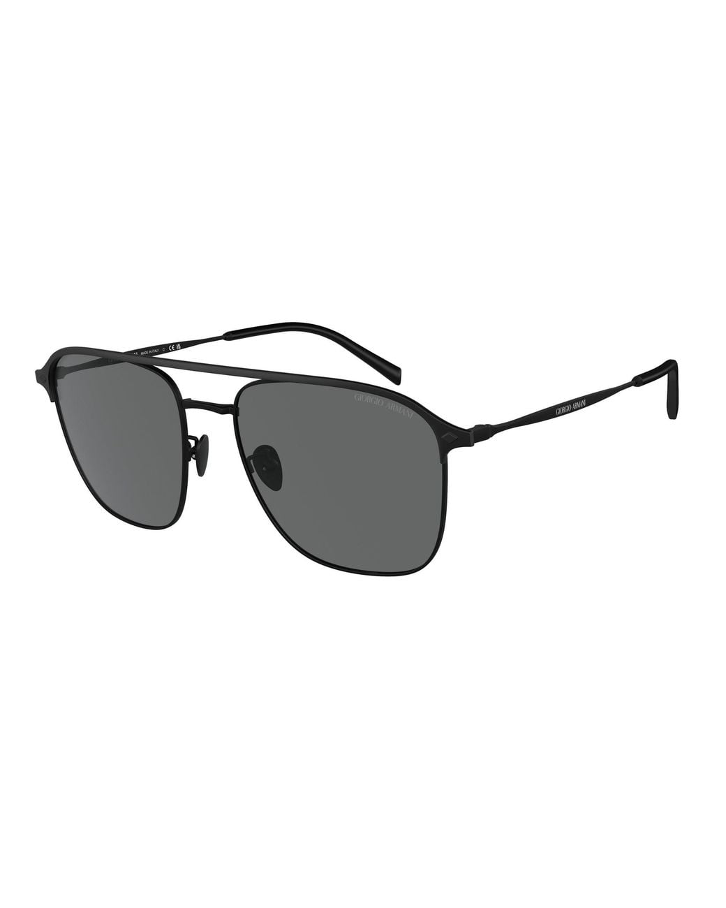 Giorgio Armani Black Ar6154 300187 Sunglasses Steel Squared Normal for men